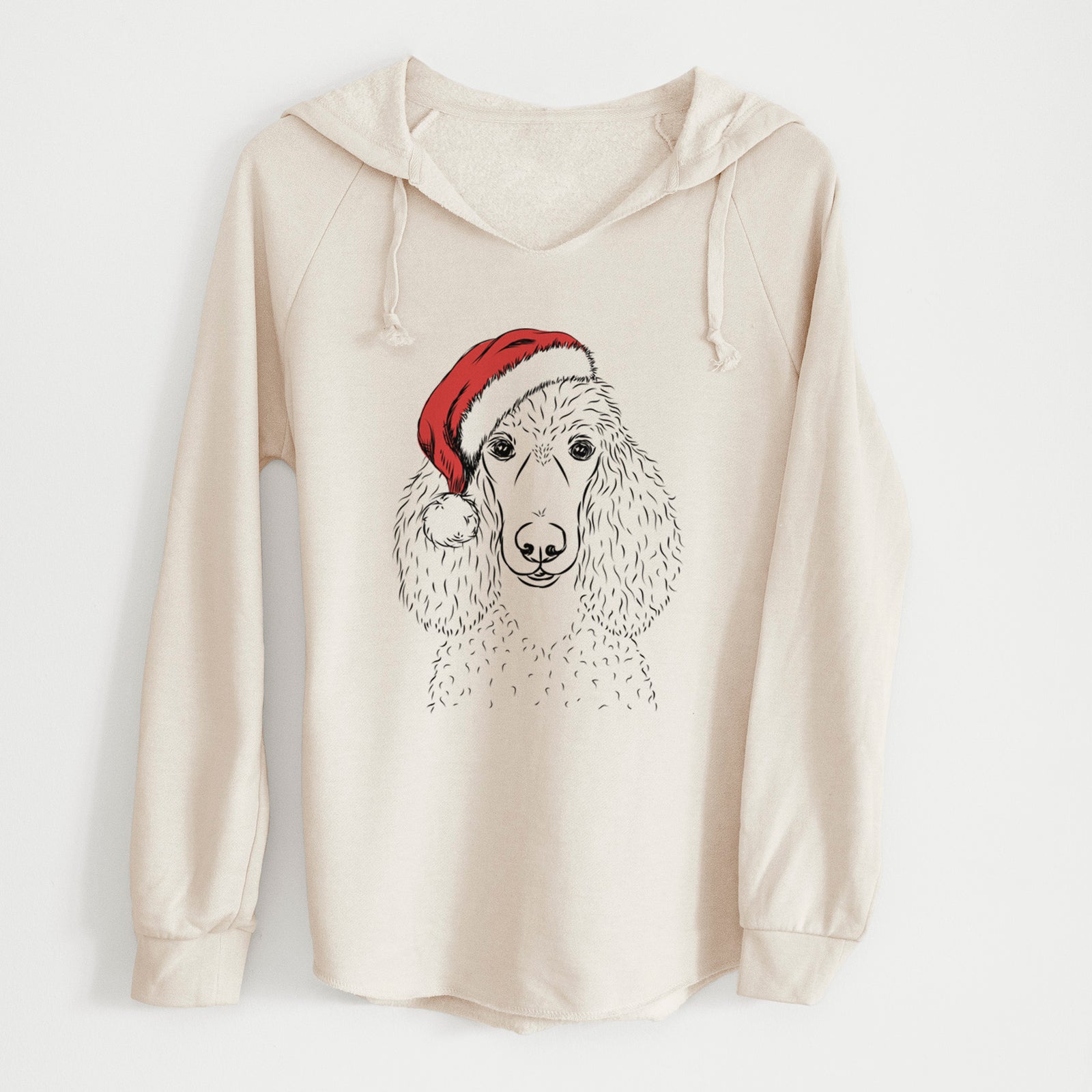 Santa Giovanni the Poodle - Cali Wave Hooded Sweatshirt