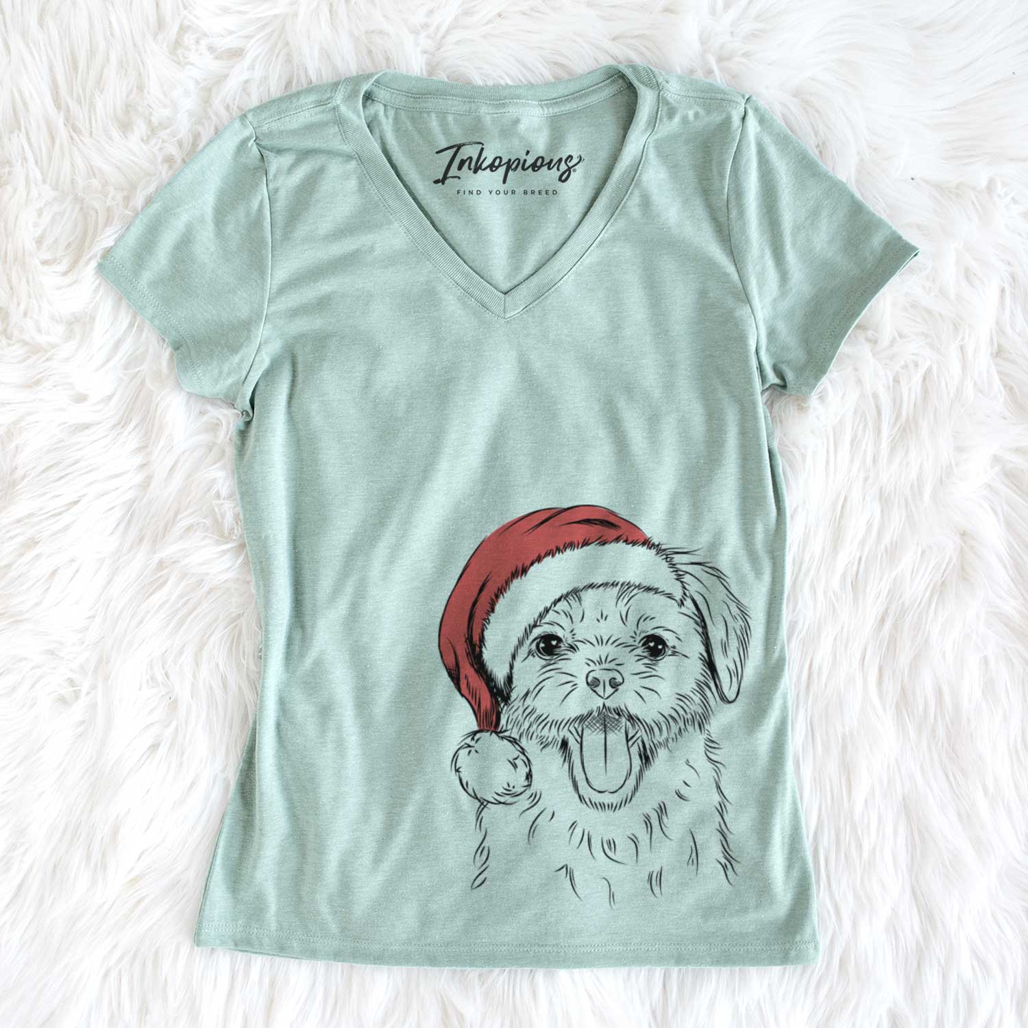 Gizmo the Maltese - Women's V-neck Shirt