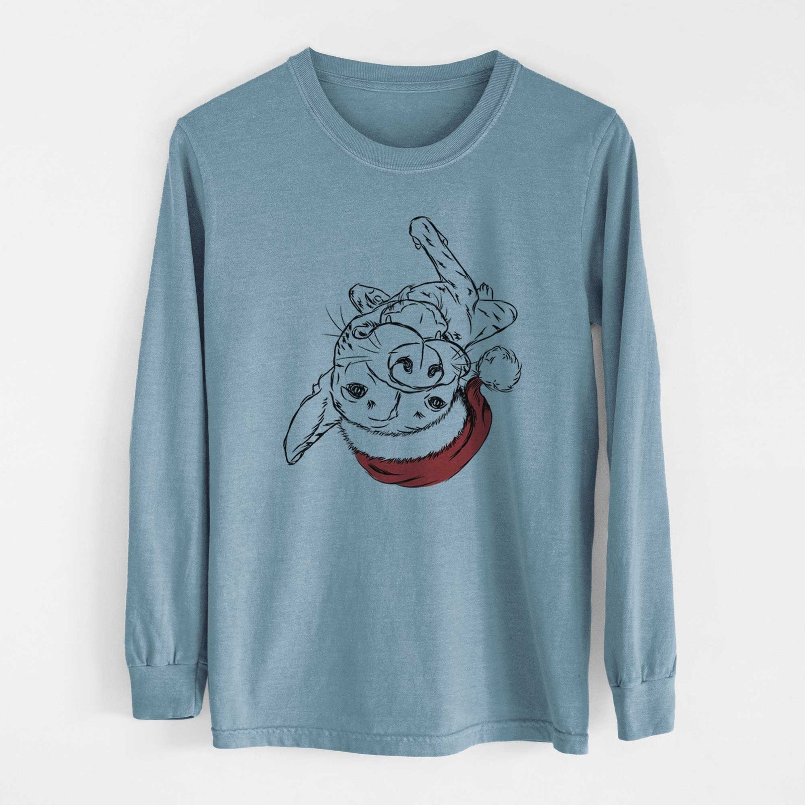 Santa Goose the Mixed Breed - Heavyweight 100% Cotton Long Sleeve