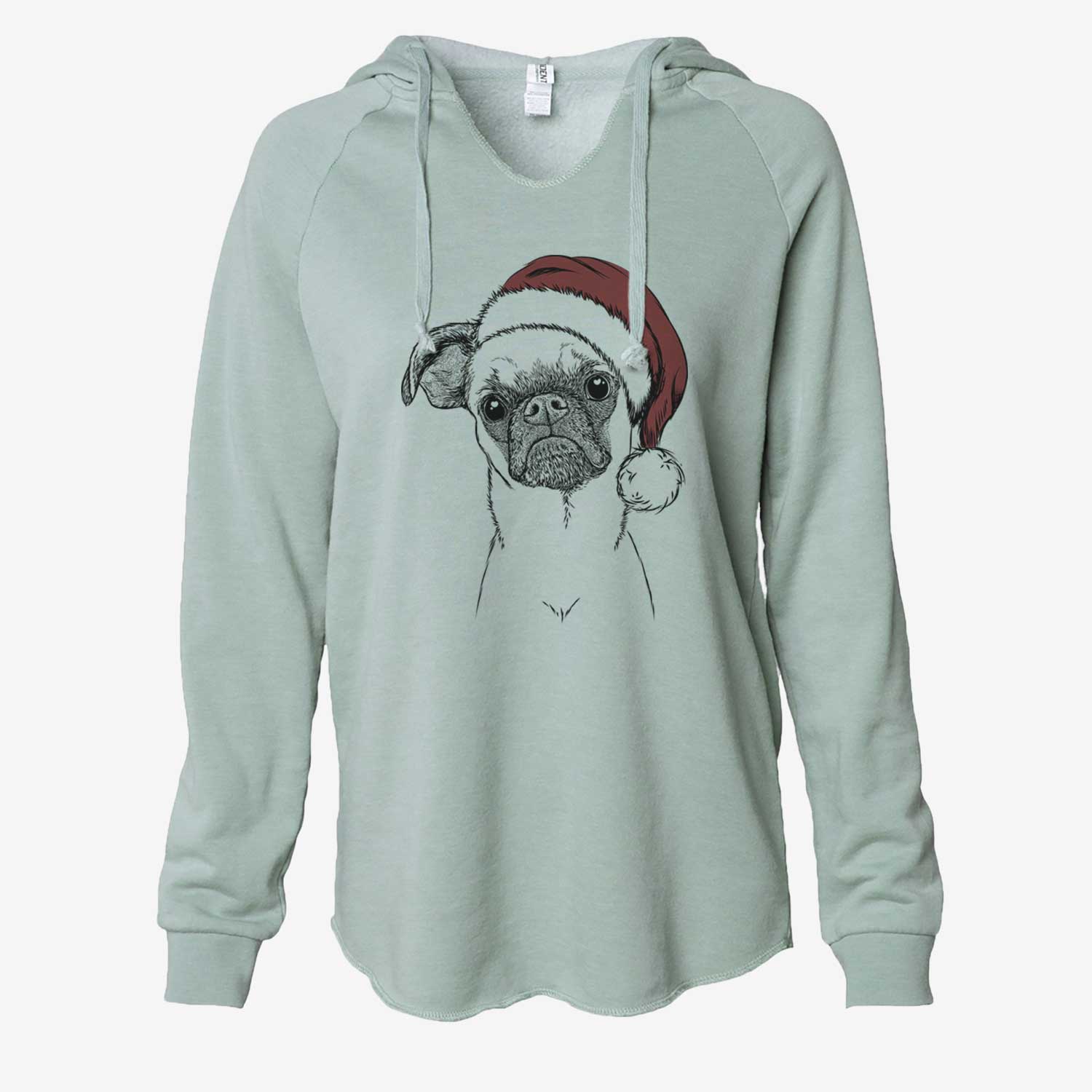 Groot the Brussels Griffon - Cali Wave Hooded Sweatshirt