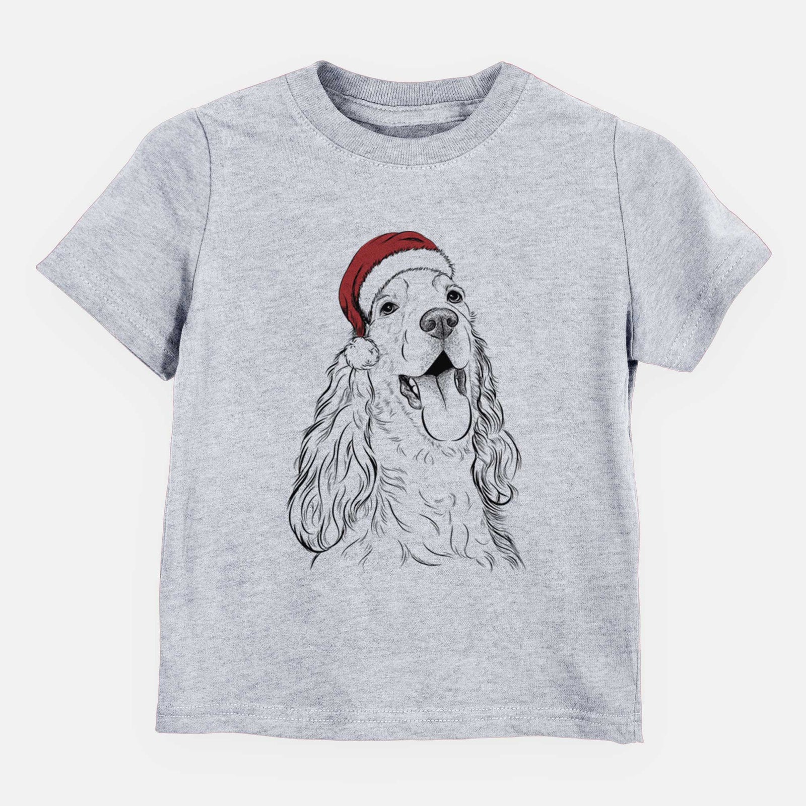Santa Happy Henry the English Cocker Spaniel - Kids/Youth/Toddler Shirt
