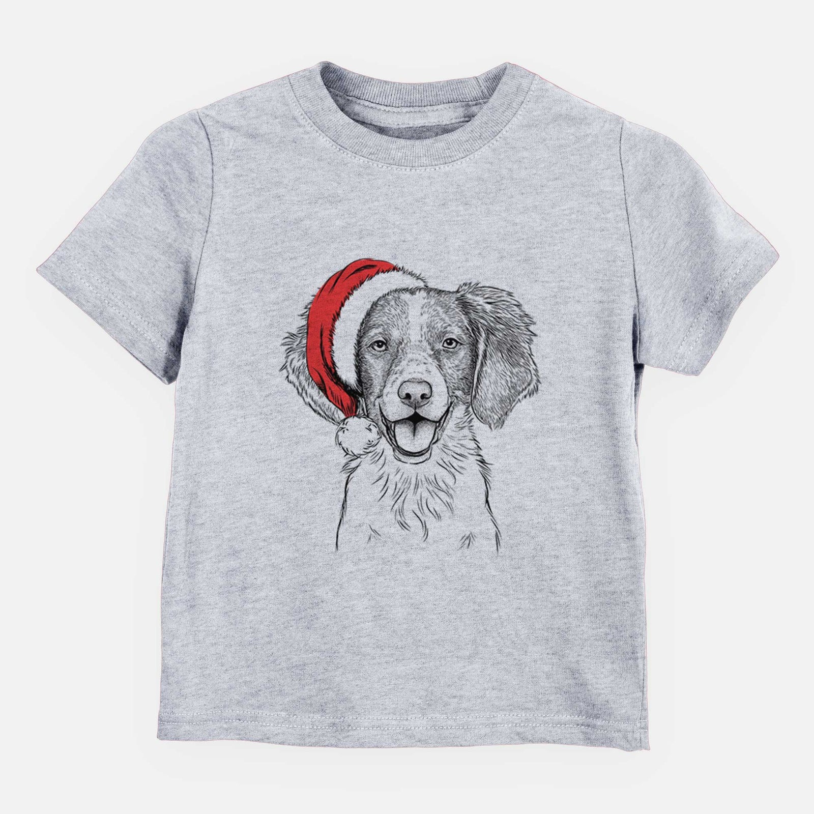 Santa Happy Holly the Brittany Spaniel - Kids/Youth/Toddler Shirt