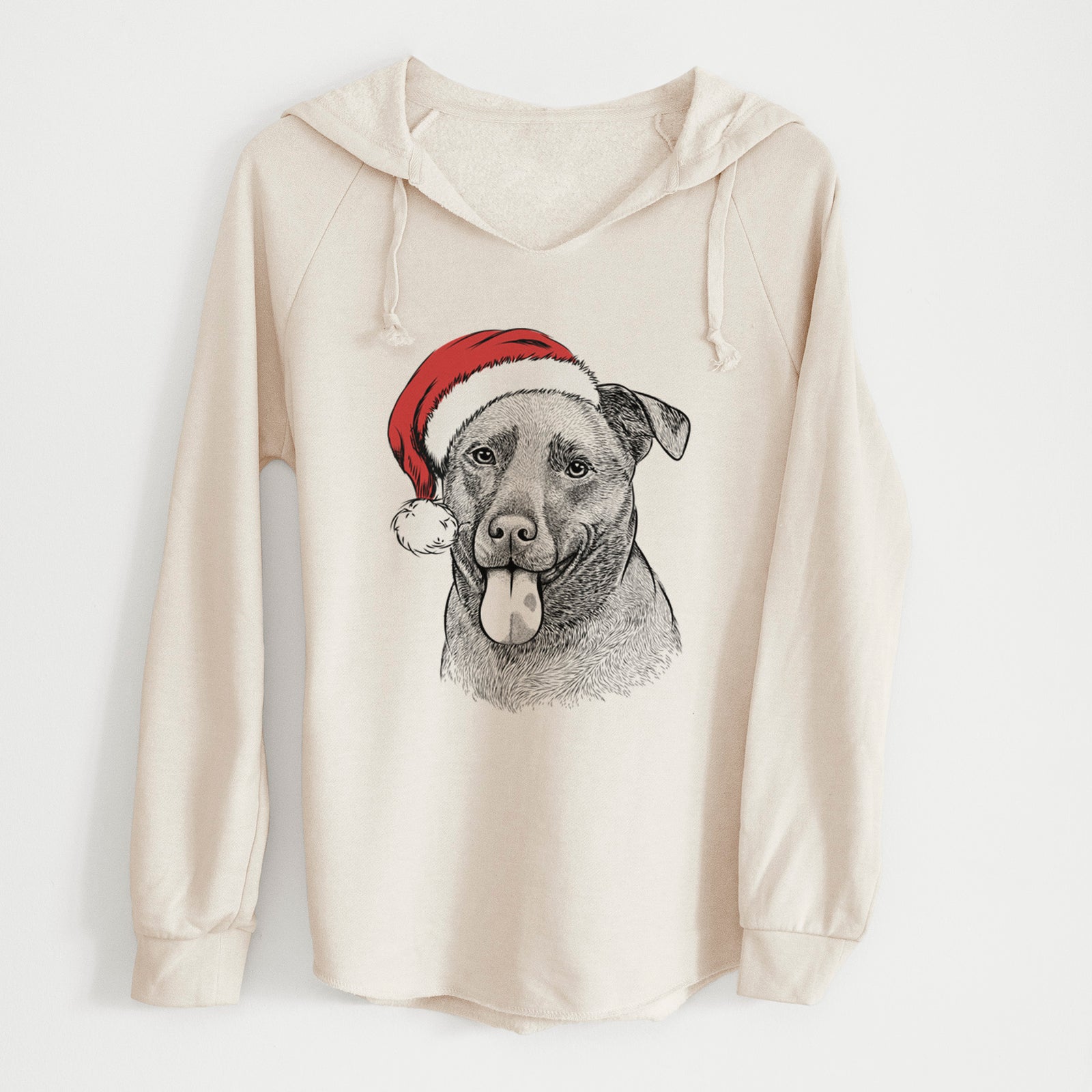 Santa Harbor the Mixed Breed - Cali Wave Hooded Sweatshirt