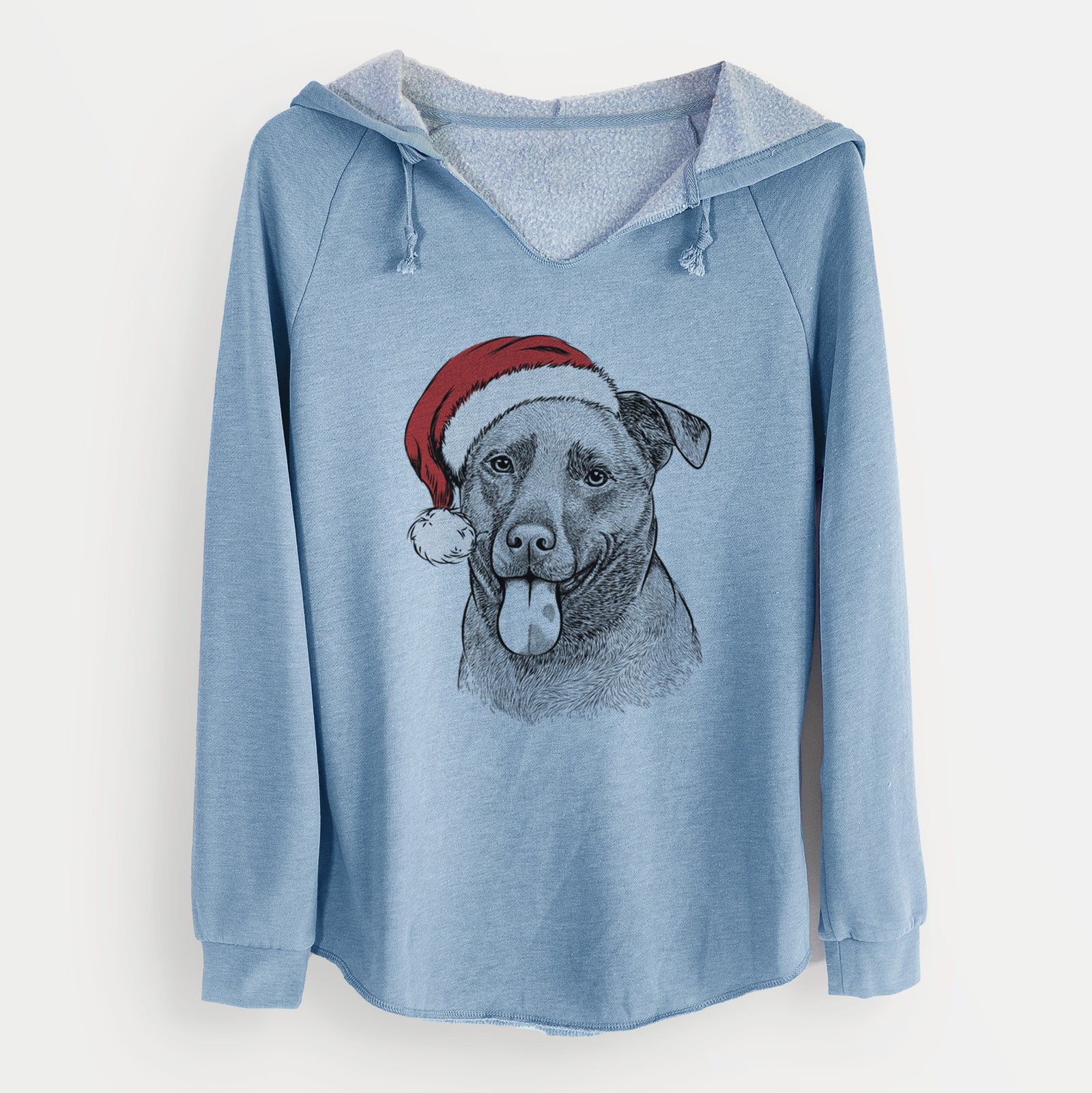 Santa Harbor the Mixed Breed - Cali Wave Hooded Sweatshirt