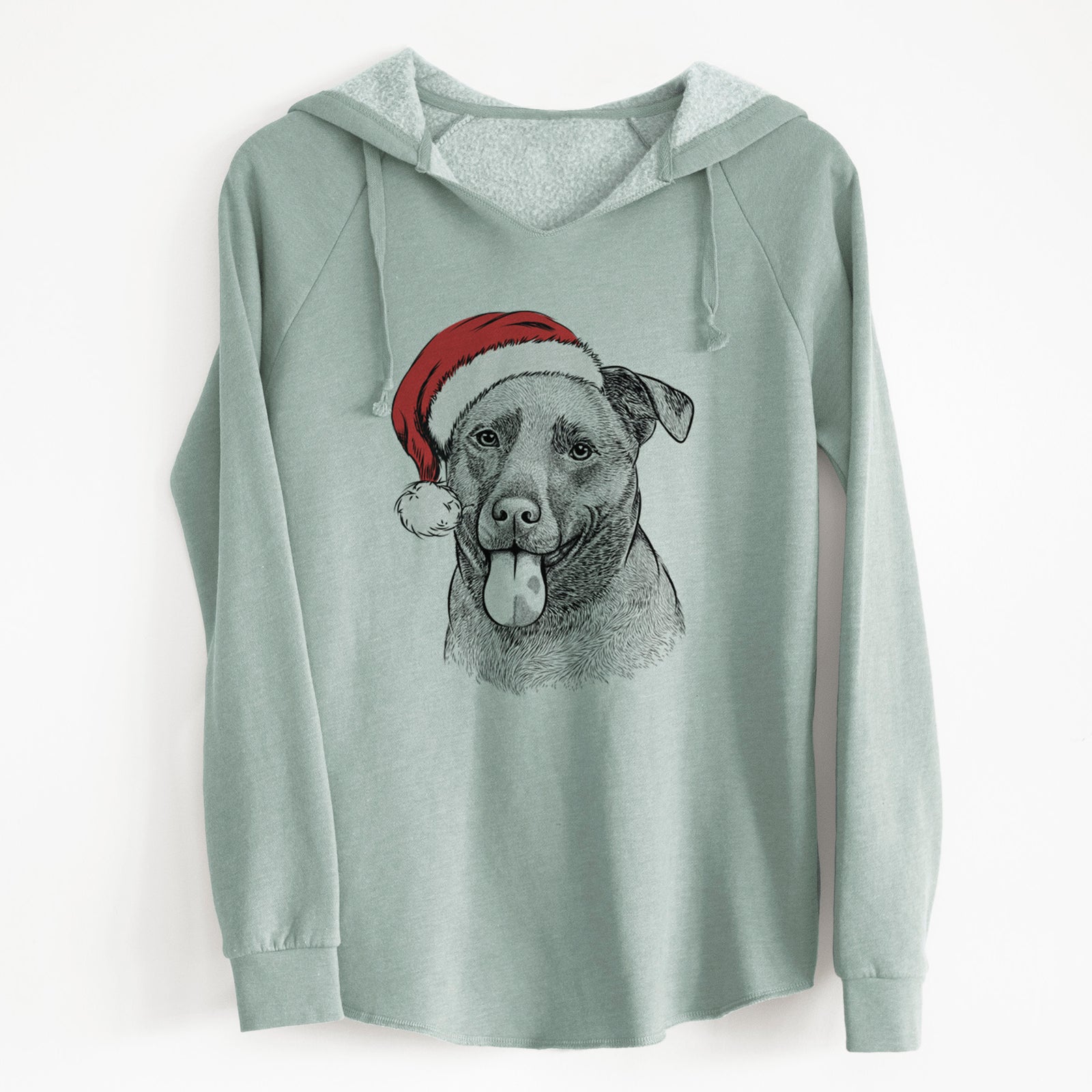 Santa Harbor the Mixed Breed - Cali Wave Hooded Sweatshirt