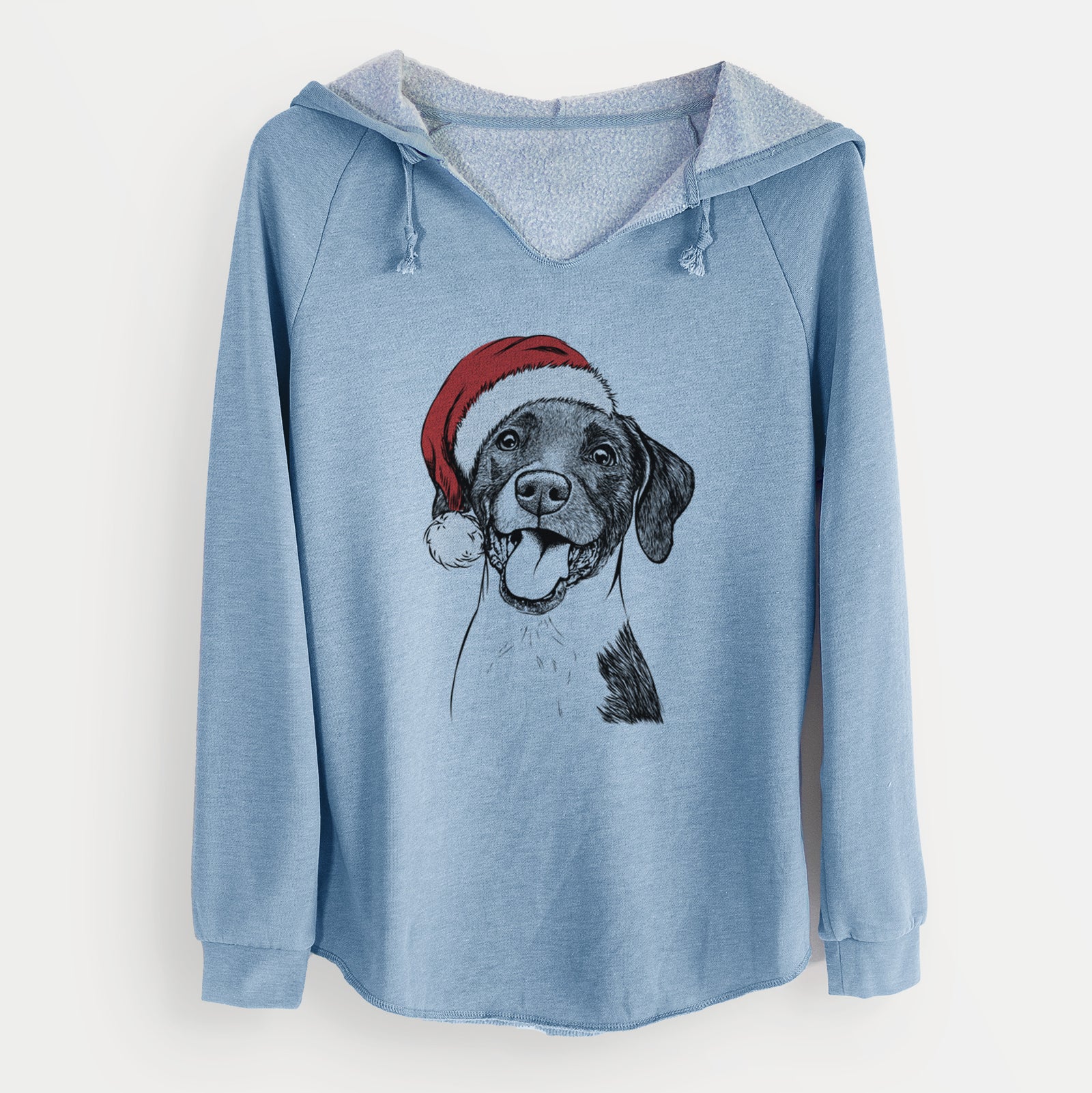 Santa Harper the Mixed Breed - Cali Wave Hooded Sweatshirt