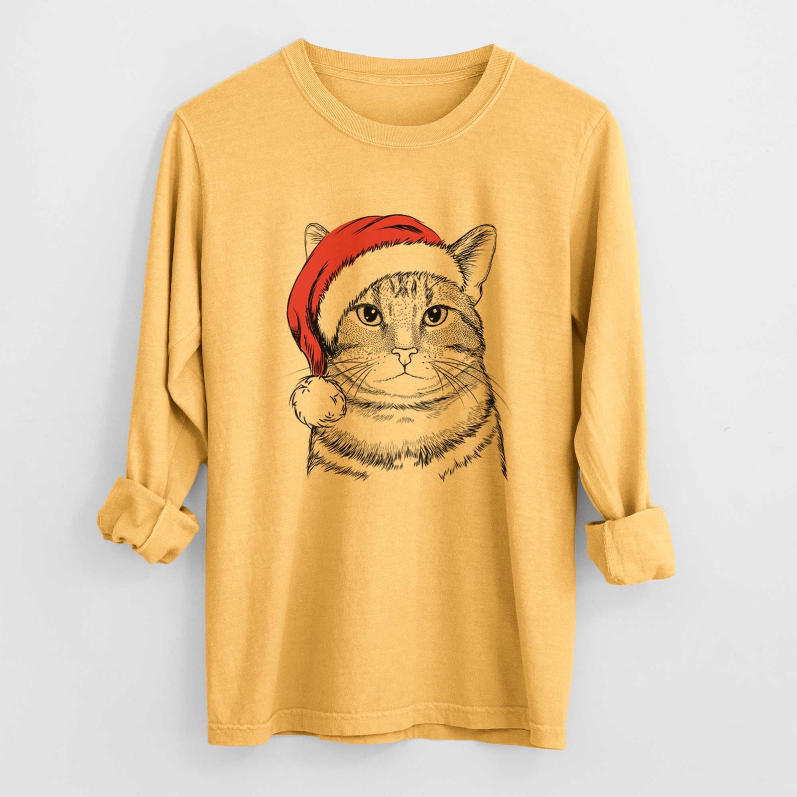 Santa Henry the Bengal - Heavyweight 100% Cotton Long Sleeve