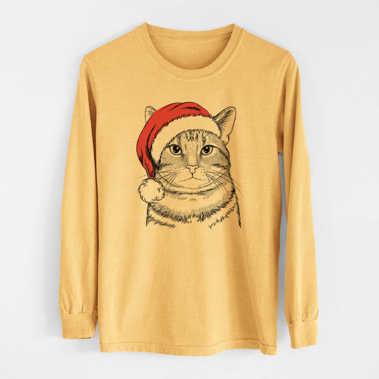Santa Henry the Bengal - Heavyweight 100% Cotton Long Sleeve