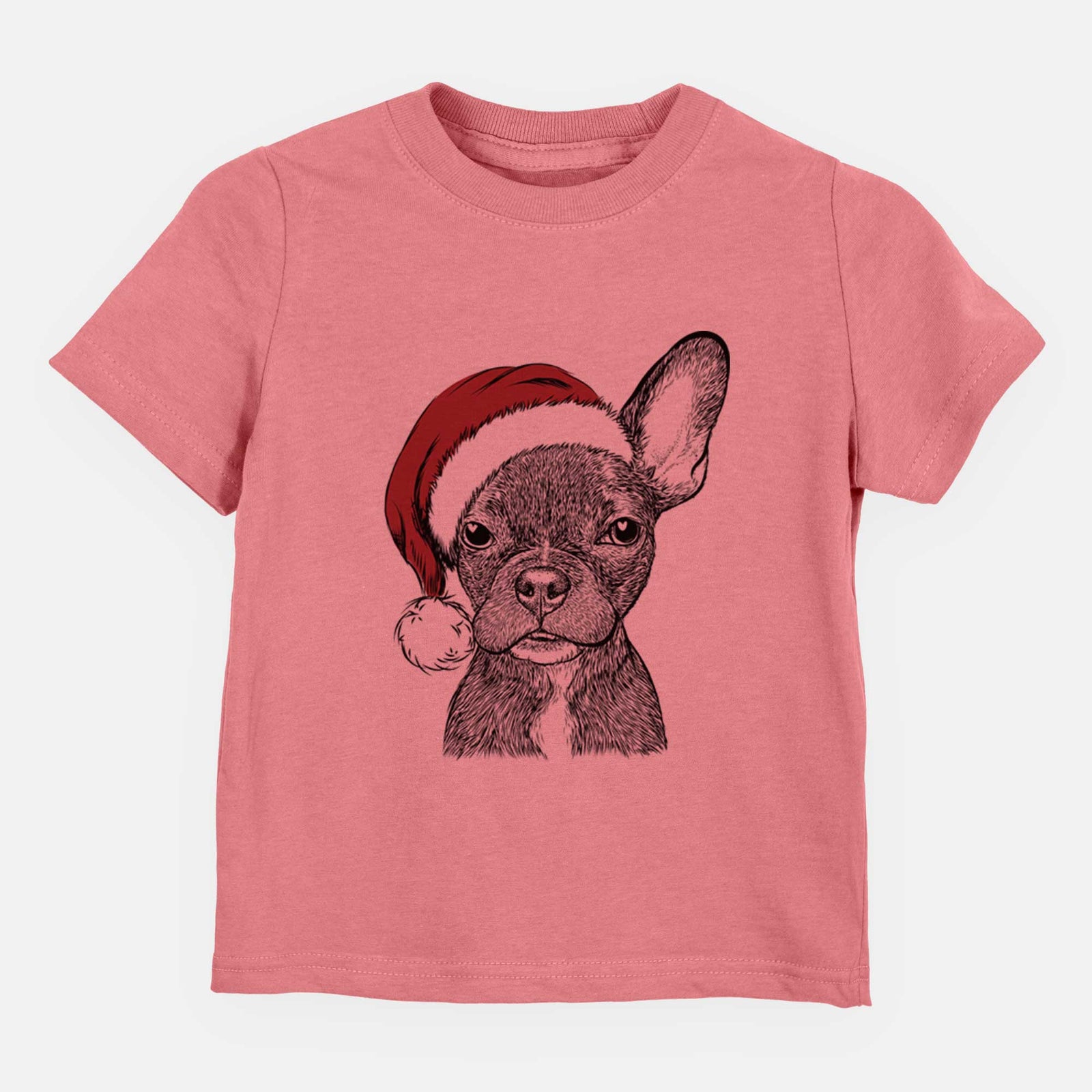 Santa Henry the French Bulldog - Kids/Youth/Toddler Shirt