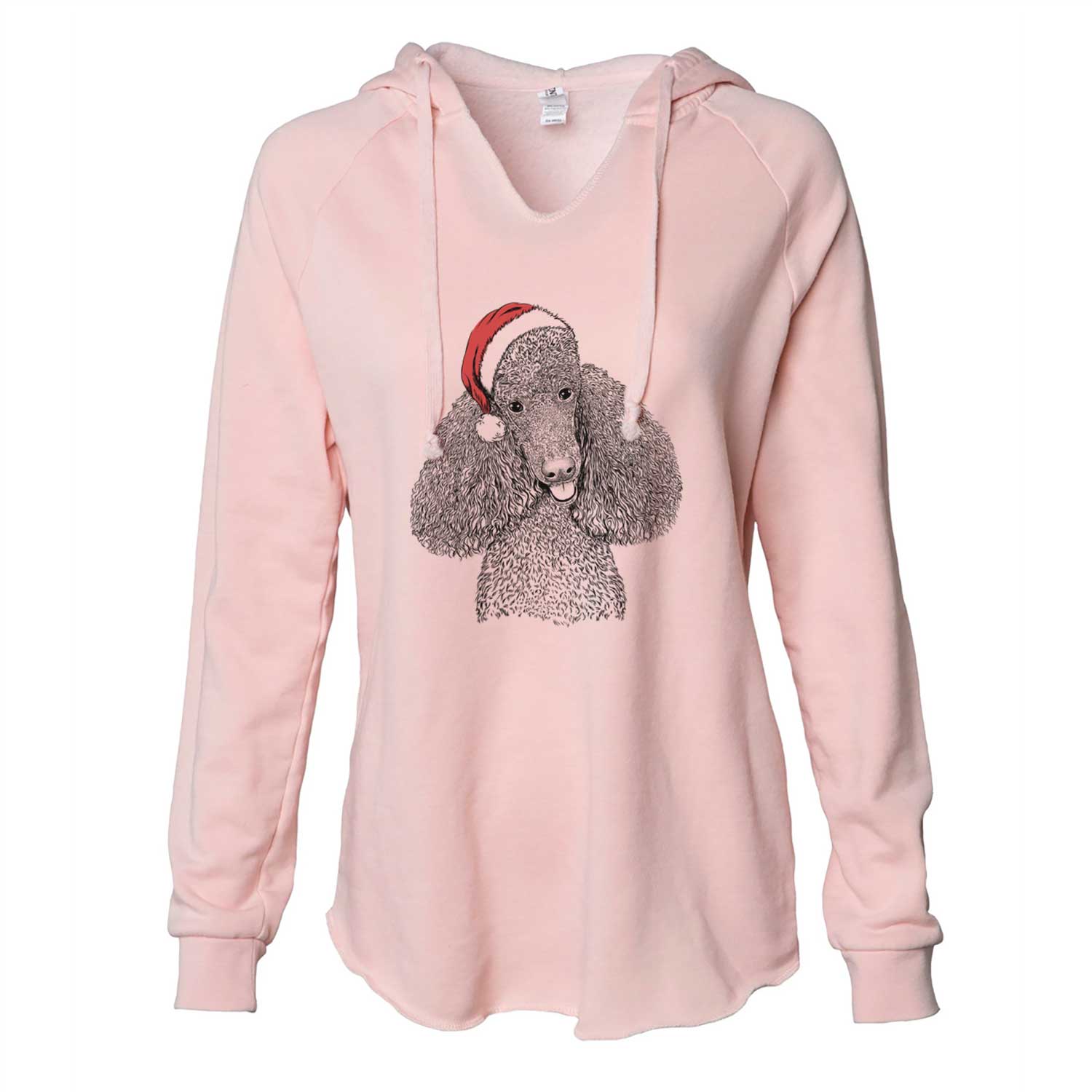 Henry the Standard Poodle - Cali Wave Hooded Sweatshirt