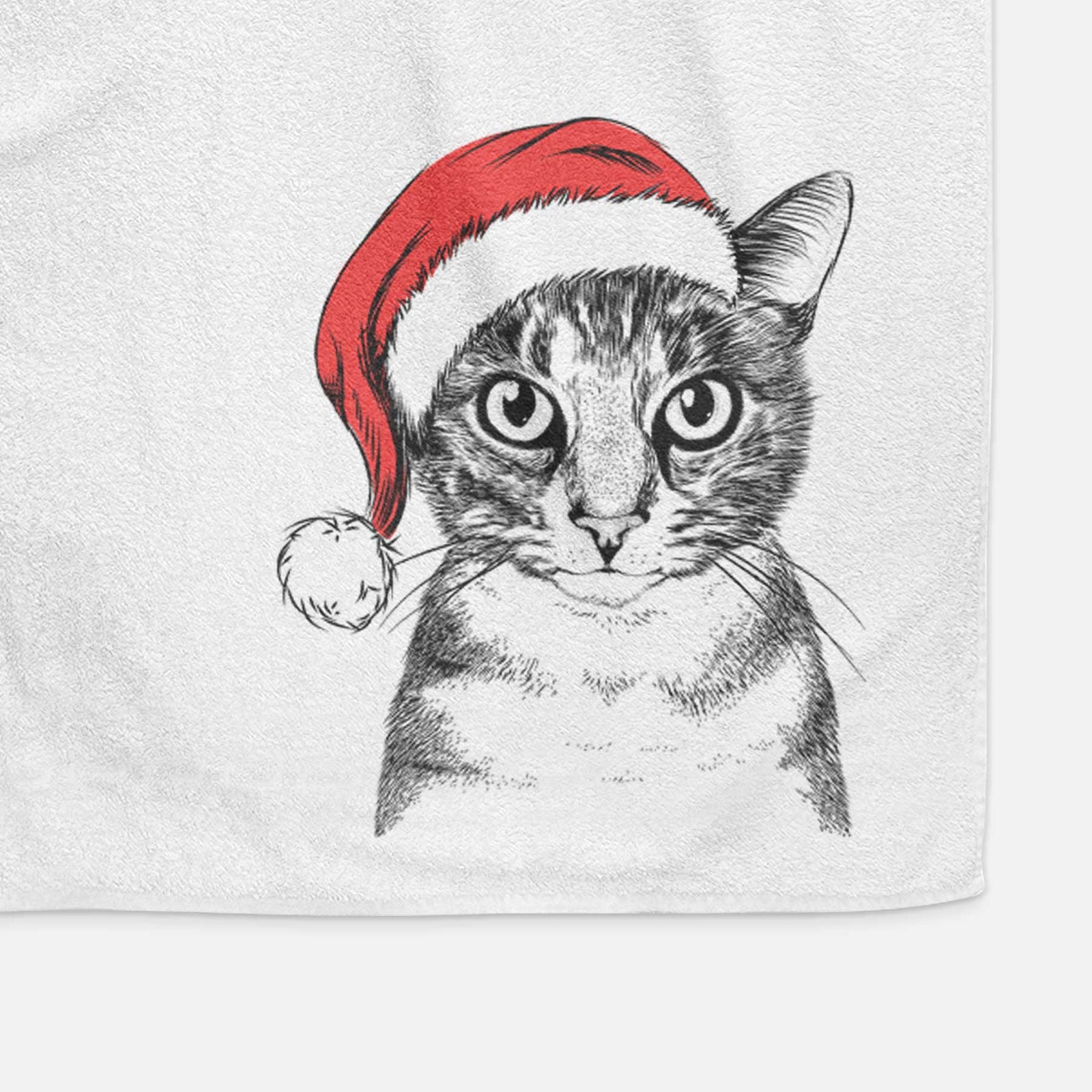 Hobbes the Tabby Cat Decorative Hand Towel