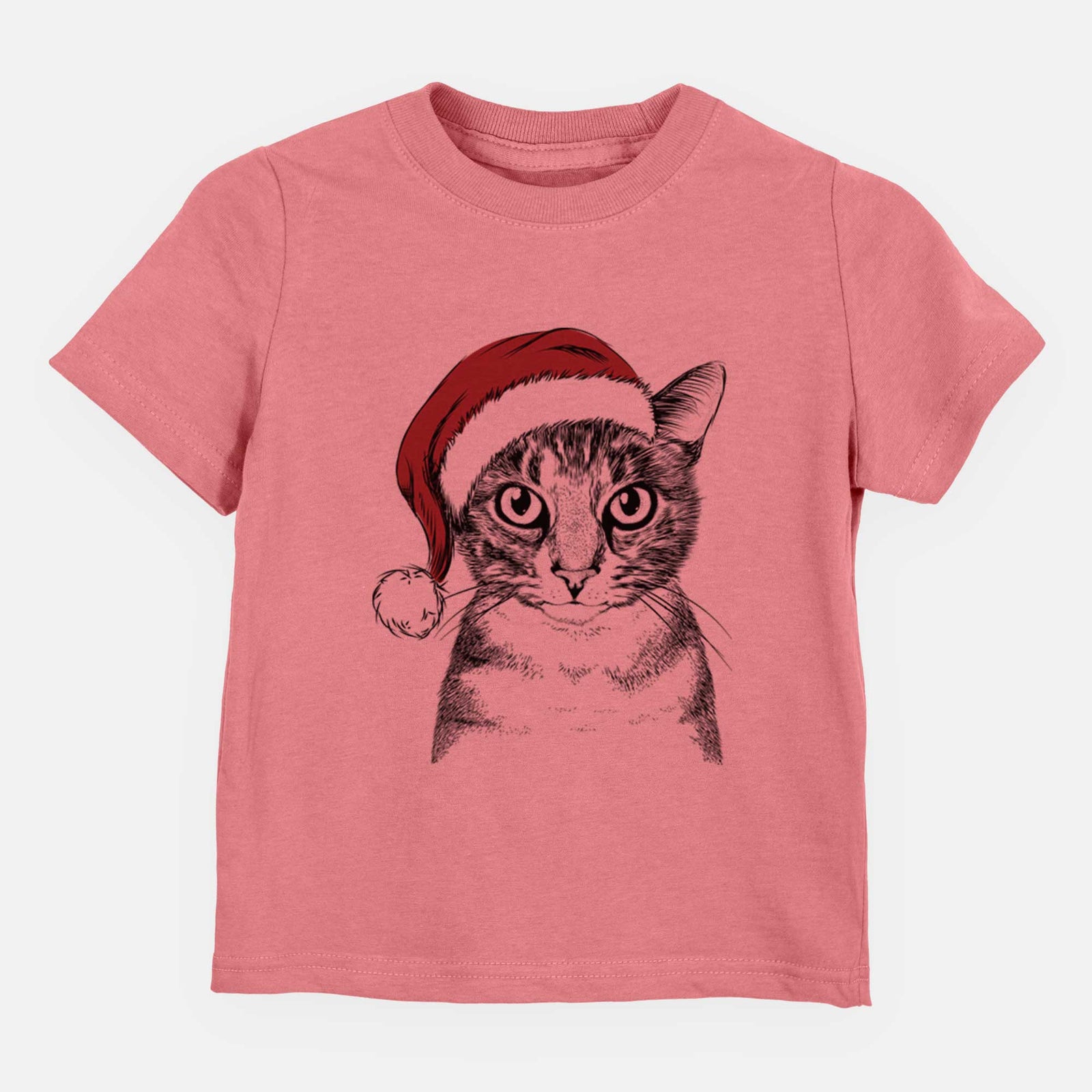 Santa Hobbes the Tabby Cat - Kids/Youth/Toddler Shirt