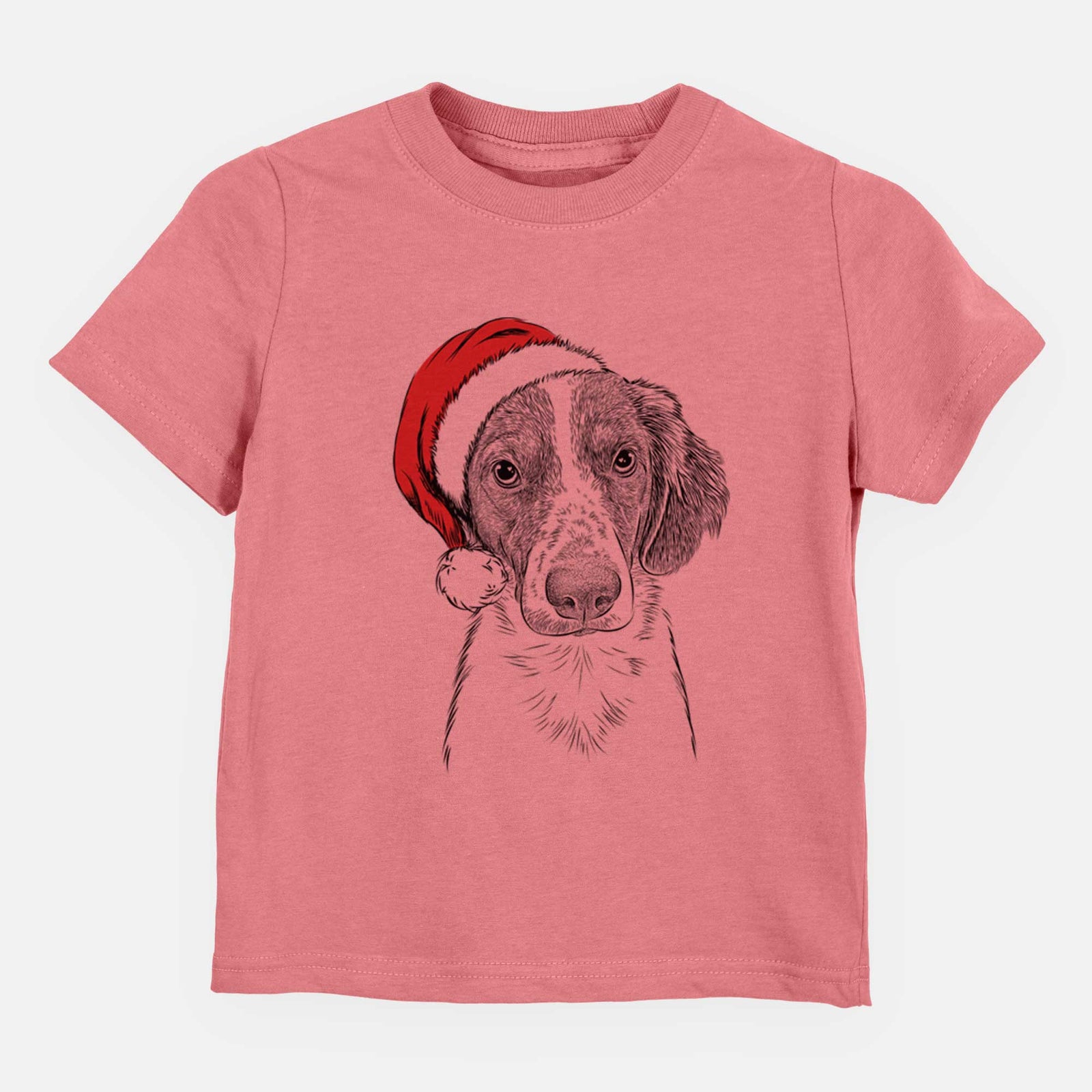 Santa Holly the Brittany Spaniel - Kids/Youth/Toddler Shirt