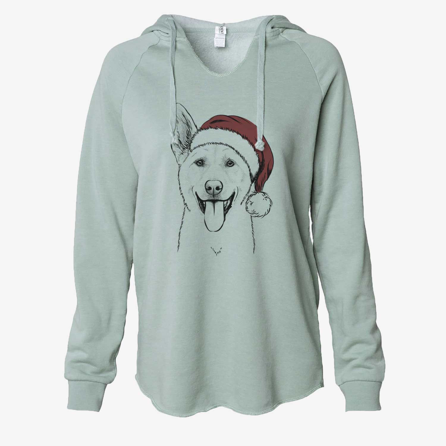 Hoya the Korean Jindo - Cali Wave Hooded Sweatshirt