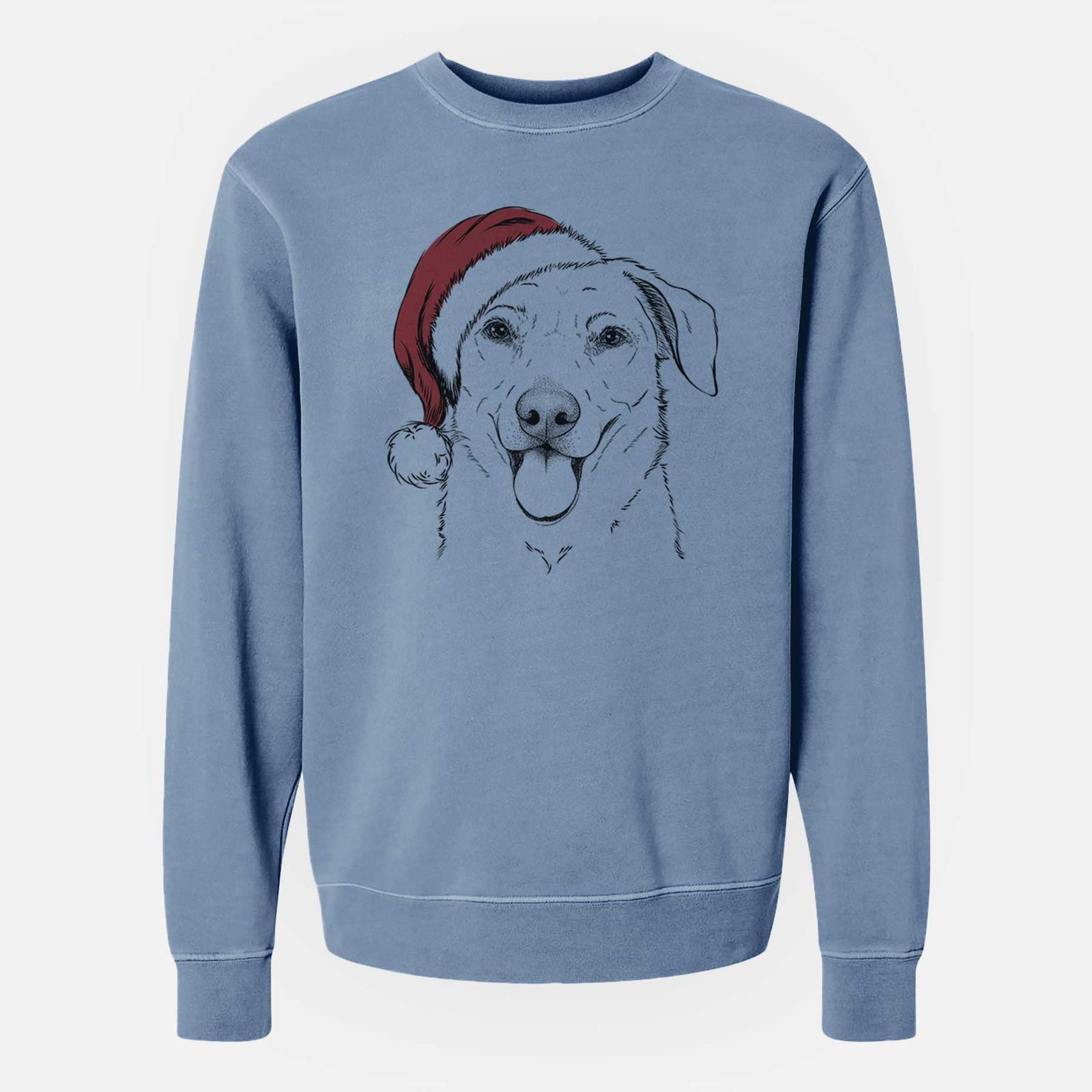 Santa Hudson the Shepherd - Unisex Pigment Dyed Crew Sweatshirt