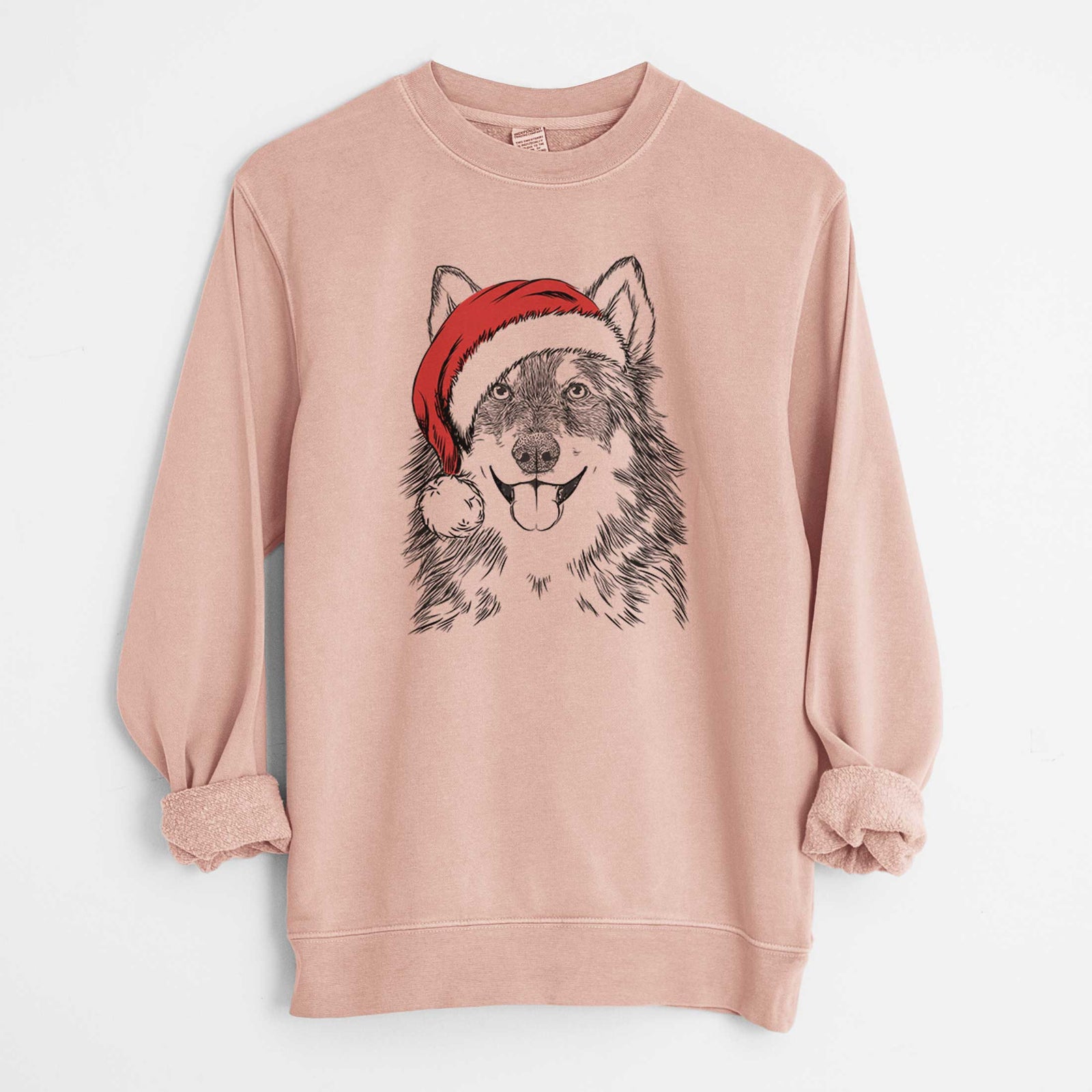 Santa Iben the Utonagan - Unisex Pigment Dyed Crew Sweatshirt