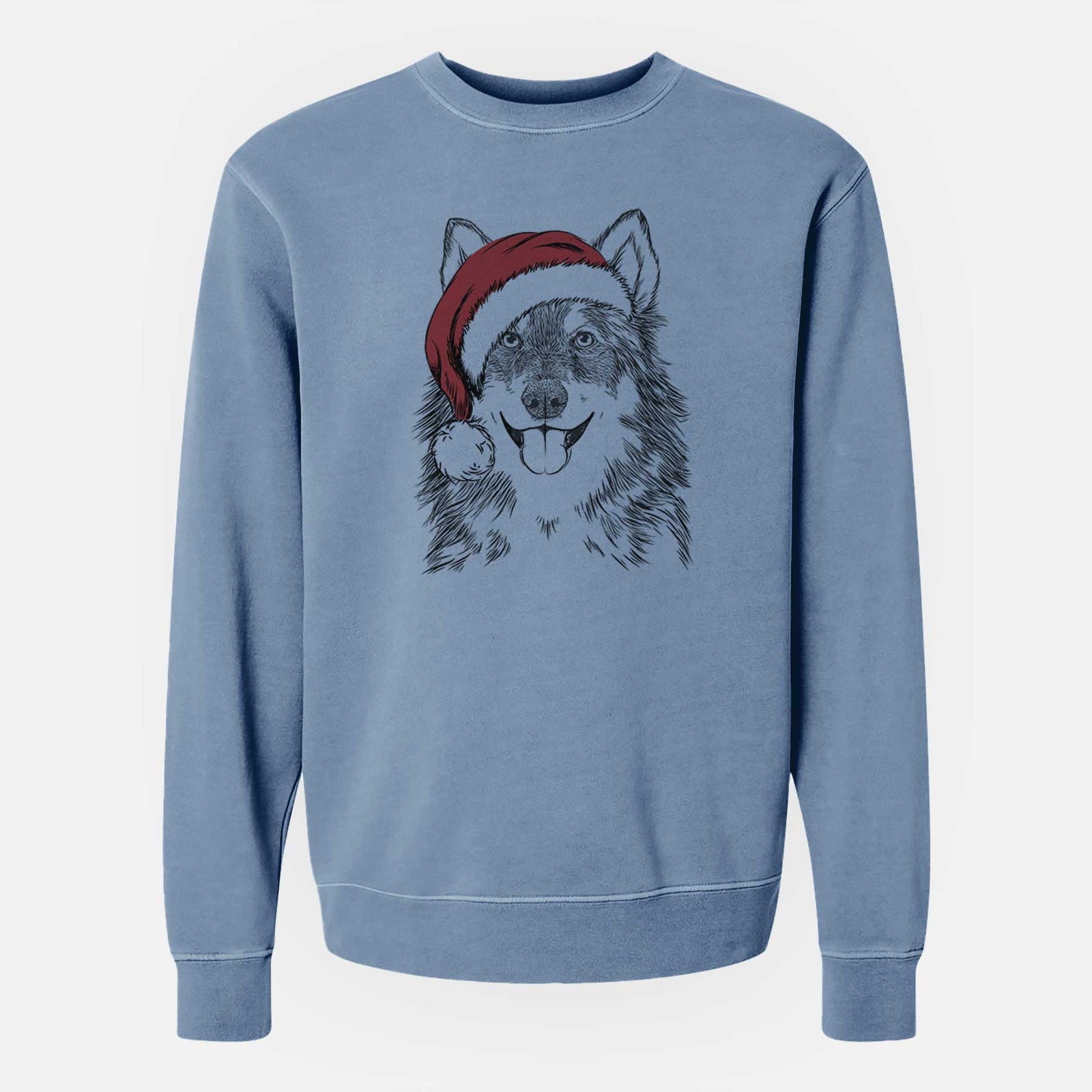 Santa Iben the Utonagan - Unisex Pigment Dyed Crew Sweatshirt