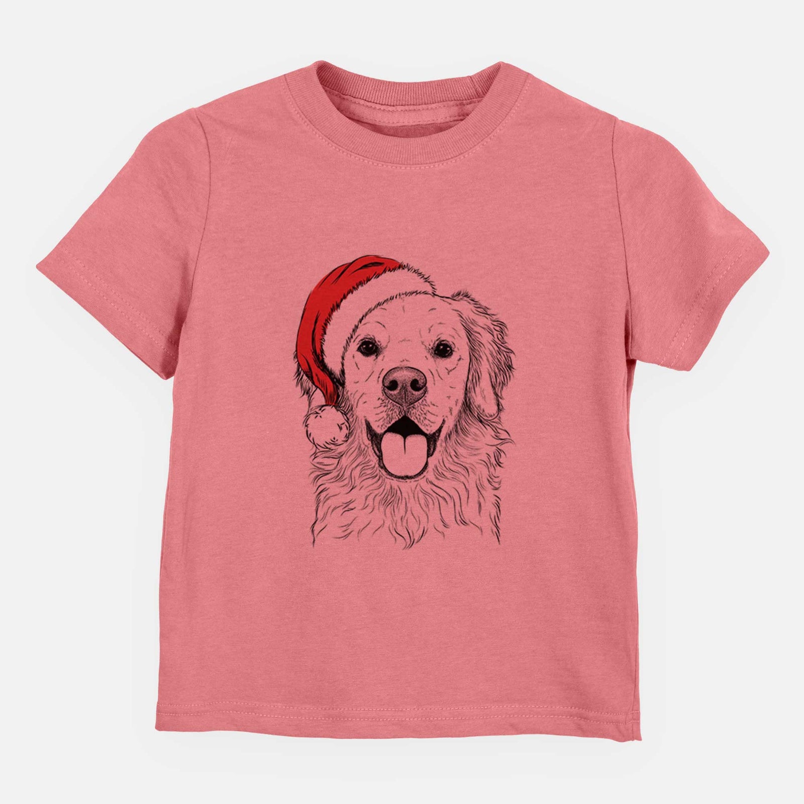 Santa Juniper the Golden Retriever - Kids/Youth/Toddler Shirt