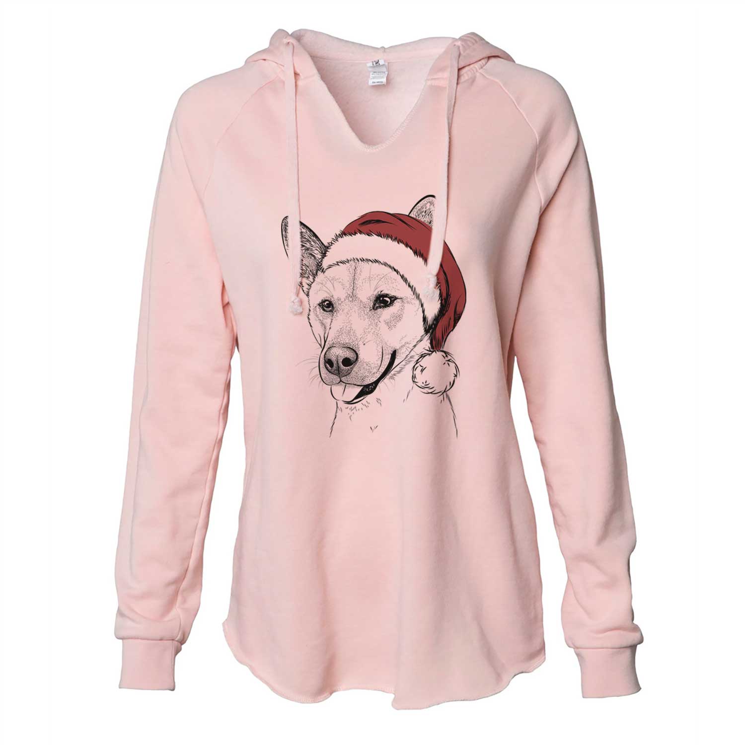 Kulfi the Jindo Shiba Inu Mix - Cali Wave Hooded Sweatshirt