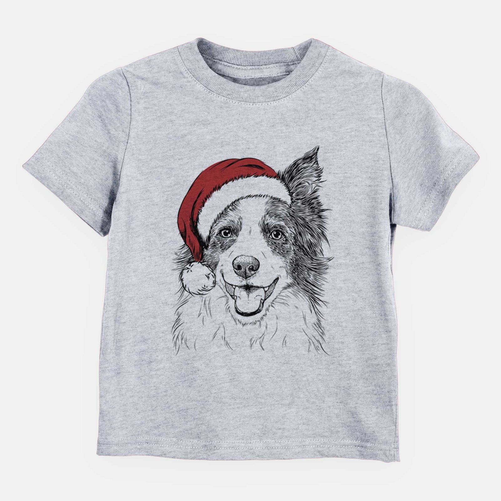 Santa Kylee the Border Collie - Kids/Youth/Toddler Shirt