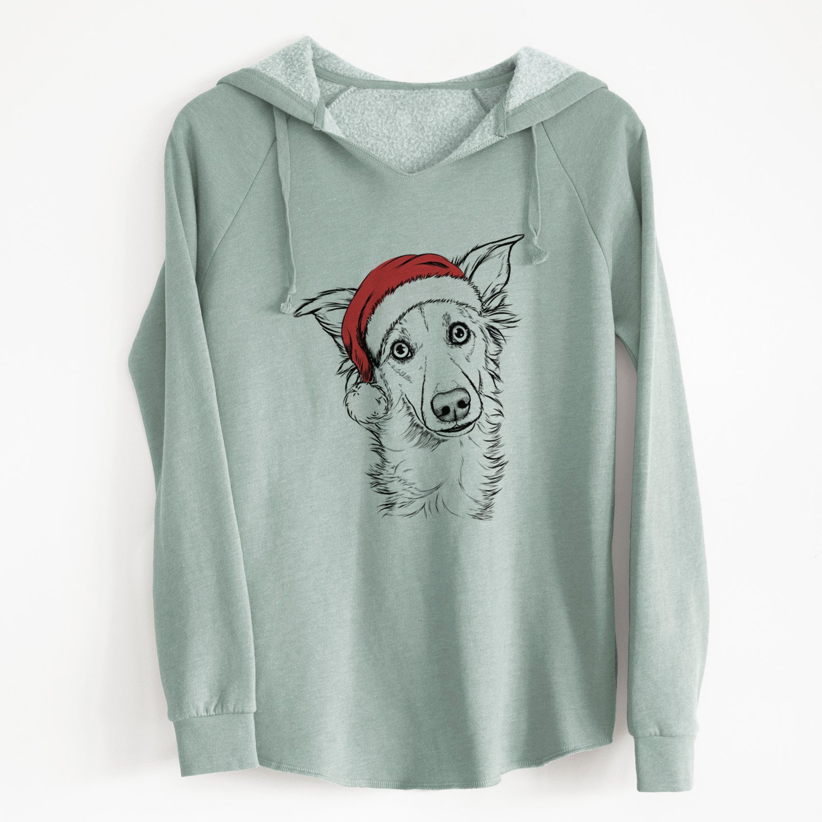 Santa Kyu the Windsprite - Cali Wave Hooded Sweatshirt