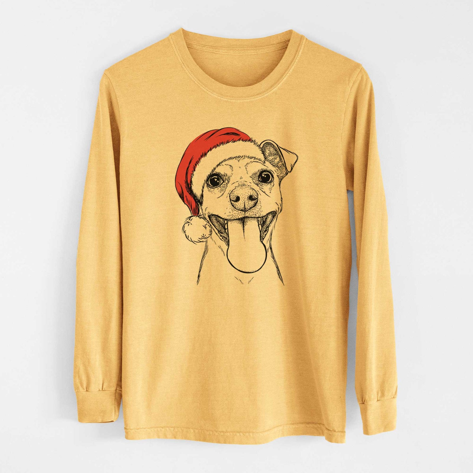 Santa Lemmie the Mixed Breed - Heavyweight 100% Cotton Long Sleeve