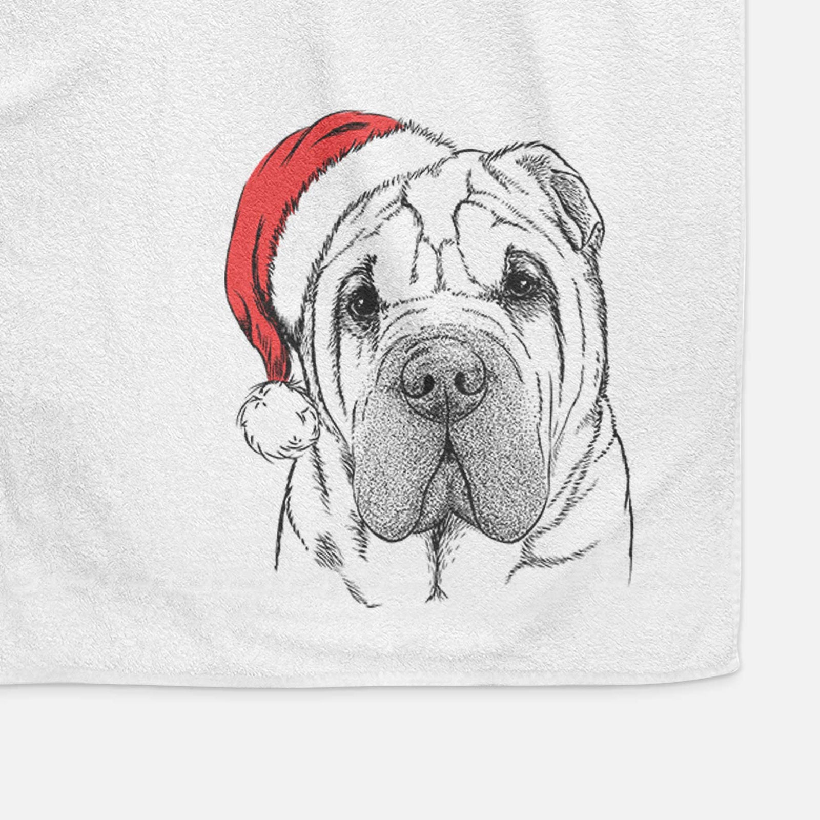 Lilly the Shar Pei Decorative Hand Towel