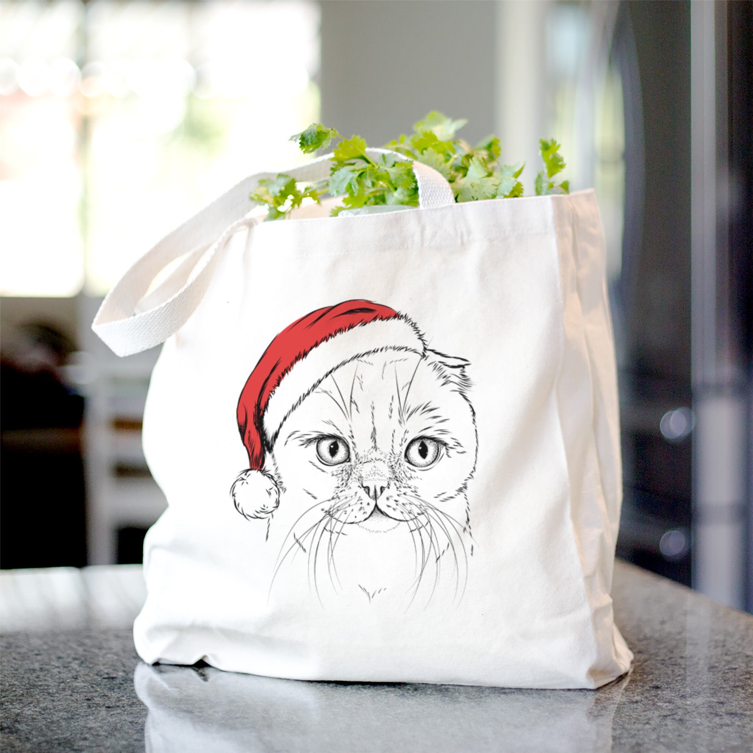 Lina the Exotic Fold Cat - Tote Bag