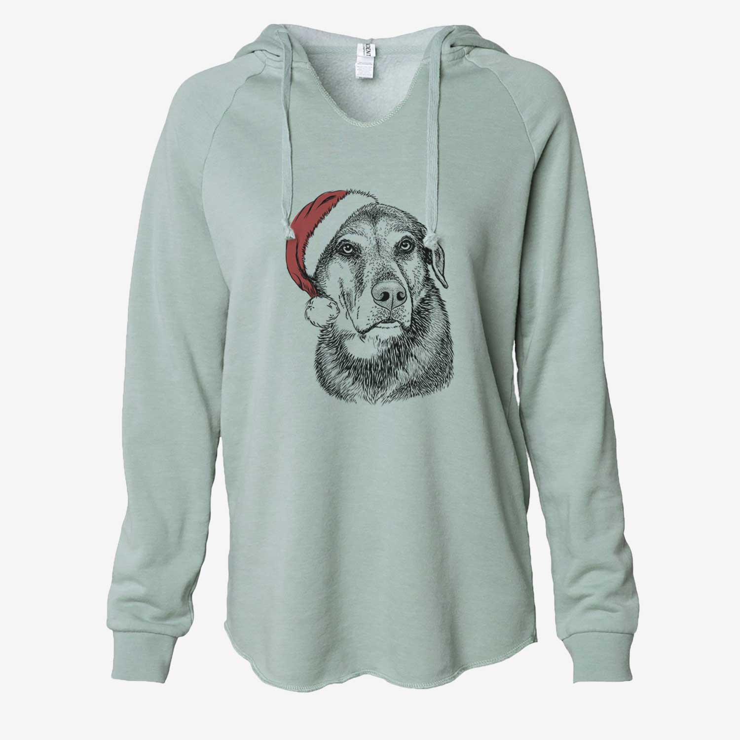 Lobo the Shepherd Mix - Cali Wave Hooded Sweatshirt