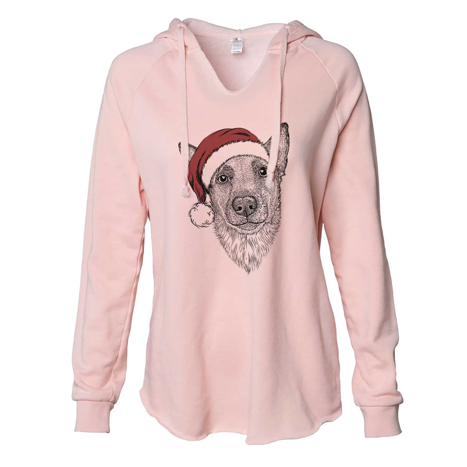 Luna the Shepherd Mix - Cali Wave Hooded Sweatshirt