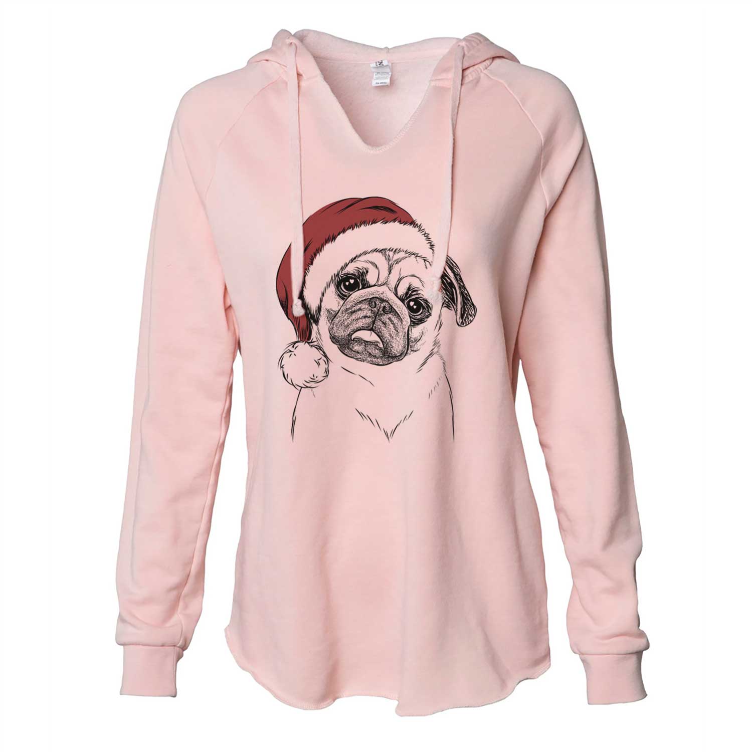Macy the Pug - Cali Wave Hooded Sweatshirt