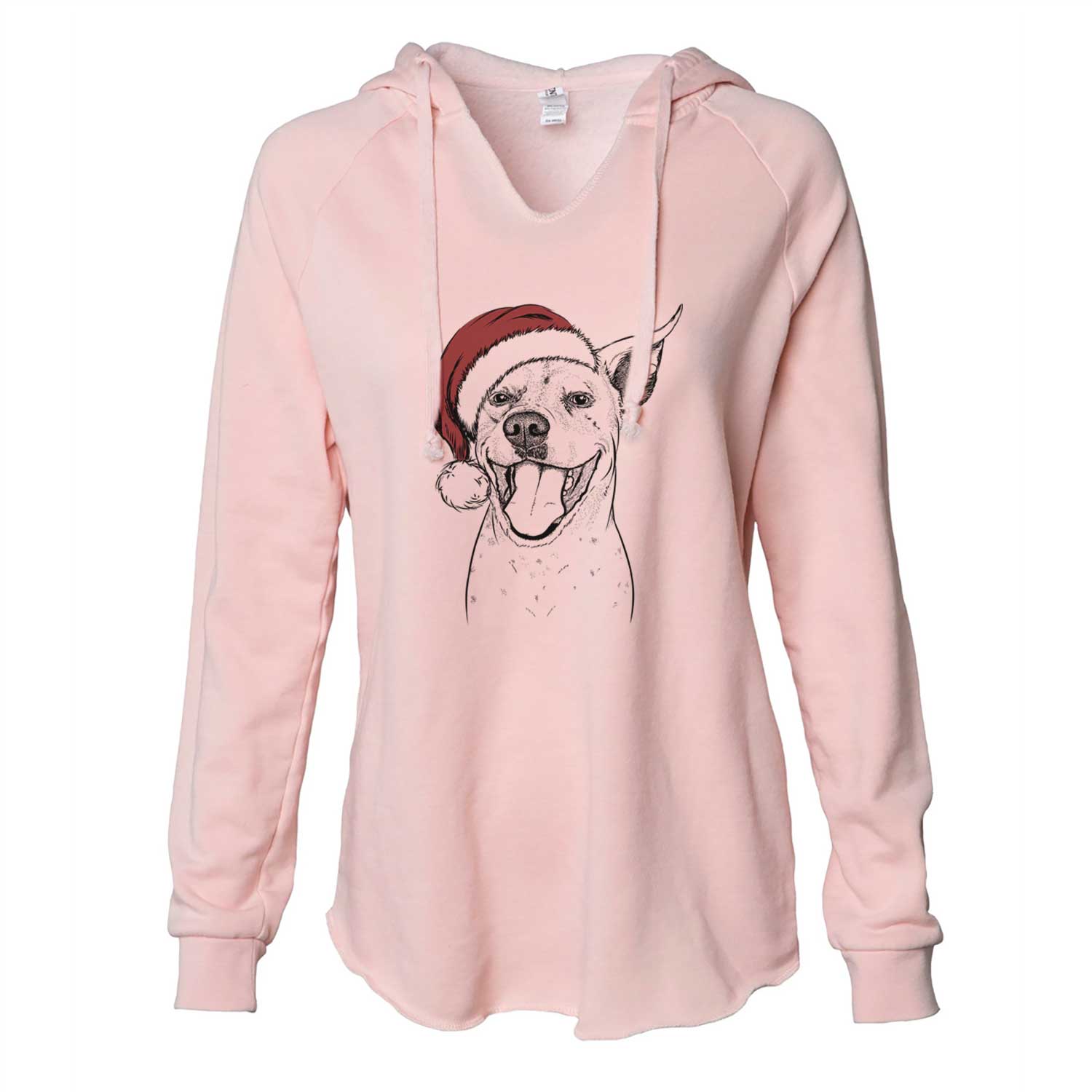 Maddie the Dalmatian Pitbull Mix - Cali Wave Hooded Sweatshirt