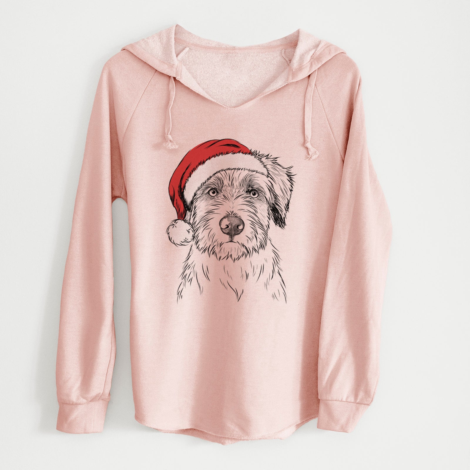 Santa Marek the Bernedoodle - Cali Wave Hooded Sweatshirt
