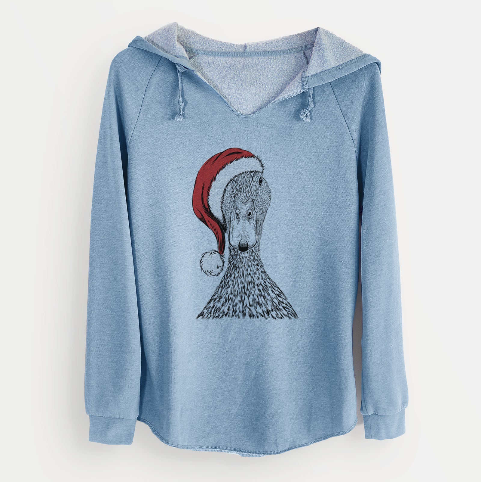 Santa Marge the Mallard Duck - Cali Wave Hooded Sweatshirt