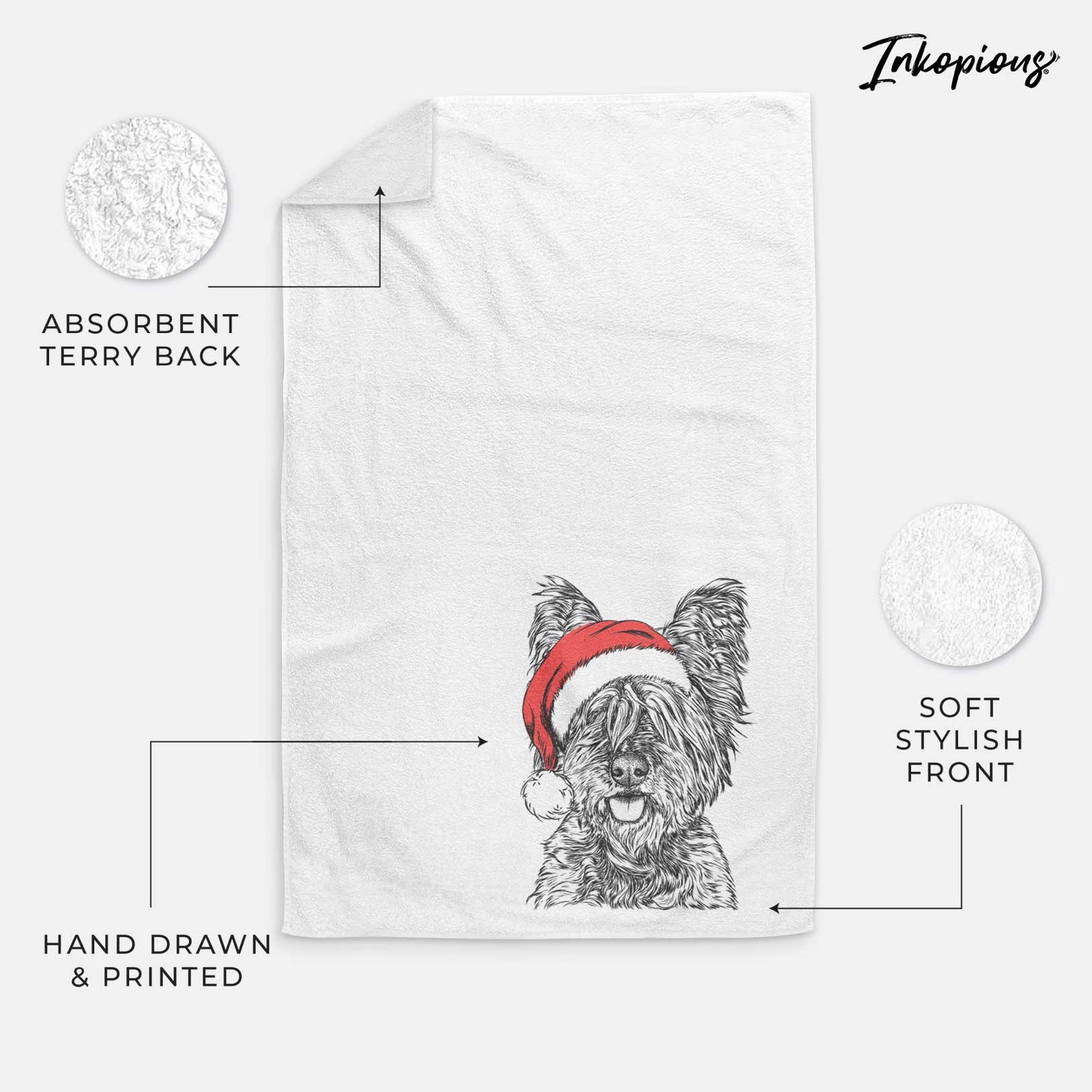 McDuff the Cairn Terrier Decorative Hand Towel