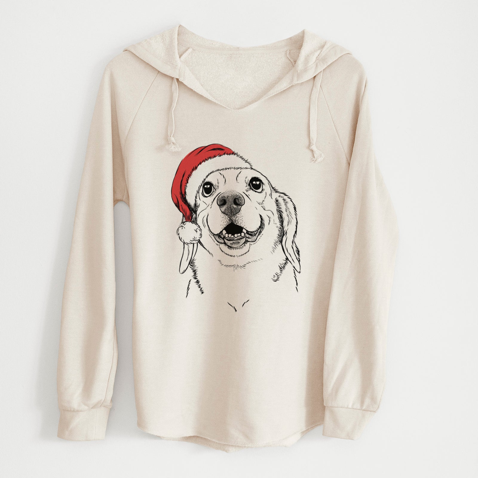 Santa Minnie the Corgle - Cali Wave Hooded Sweatshirt