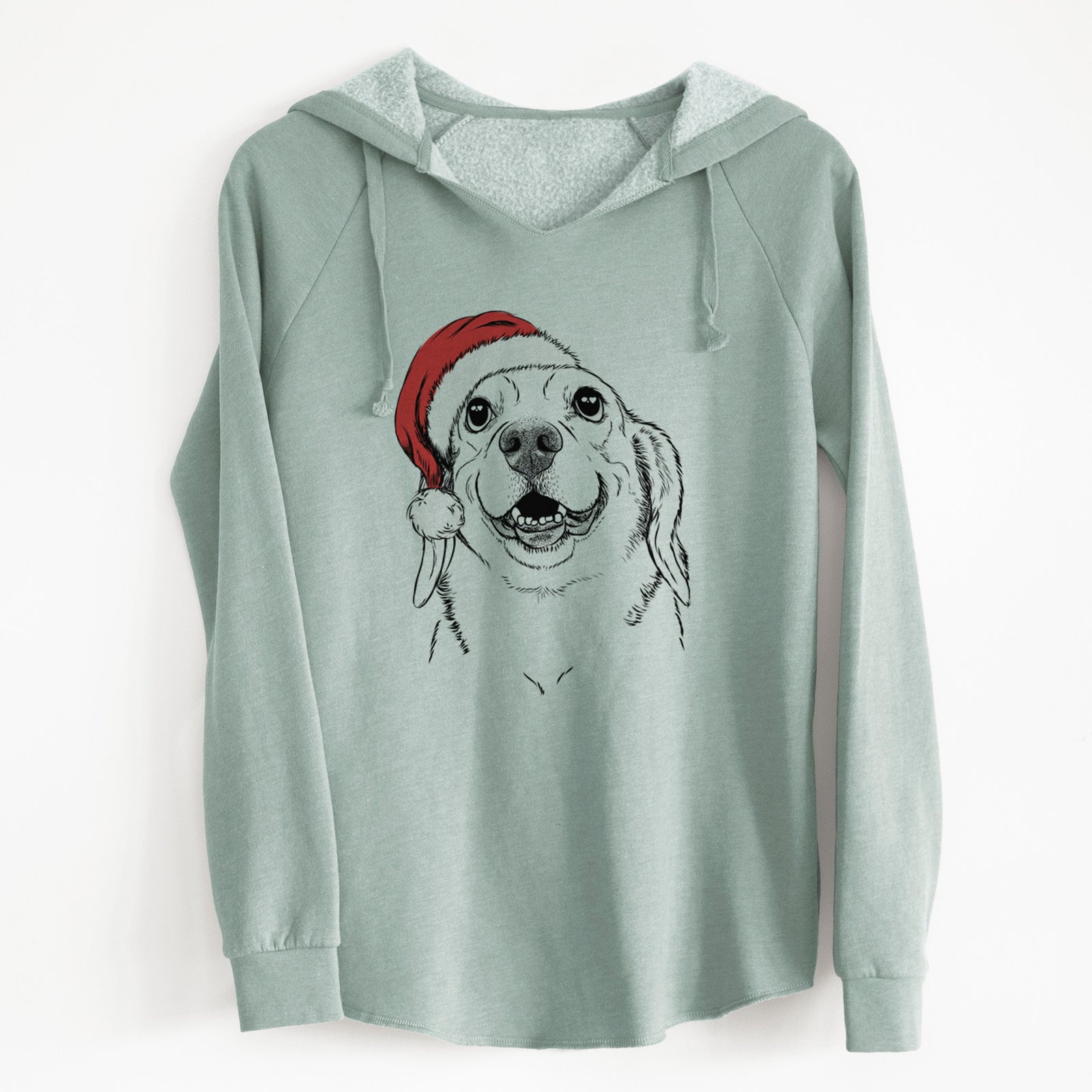 Santa Minnie the Corgle - Cali Wave Hooded Sweatshirt