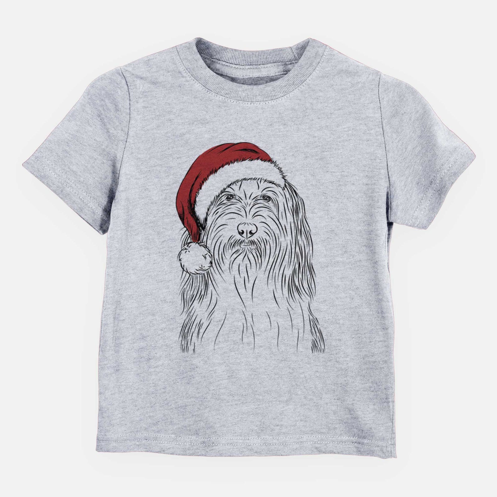 Santa Murray the Bearded Collie - Kids/Youth/Toddler Shirt