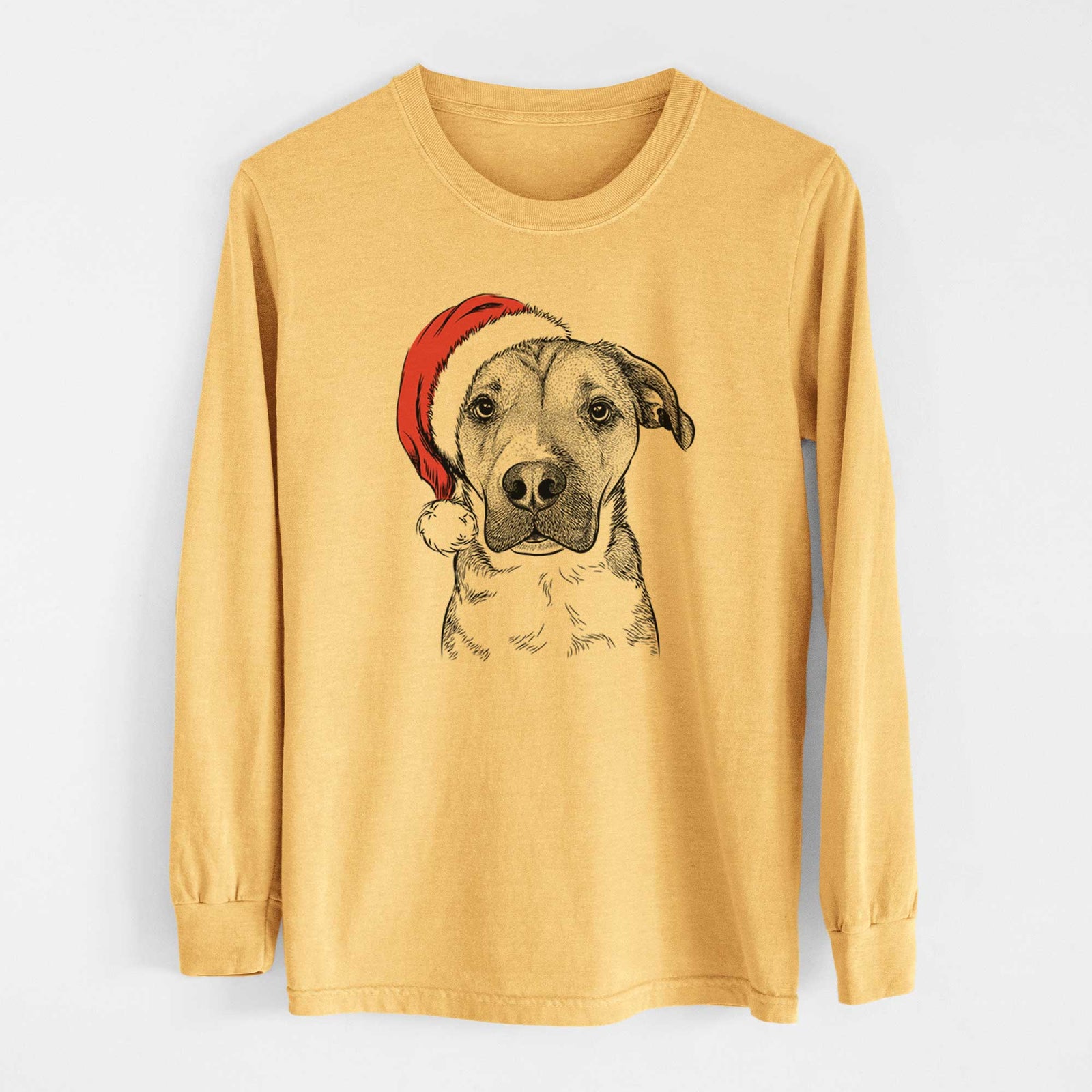 Santa Nemo the Mixed Breed - Heavyweight 100% Cotton Long Sleeve