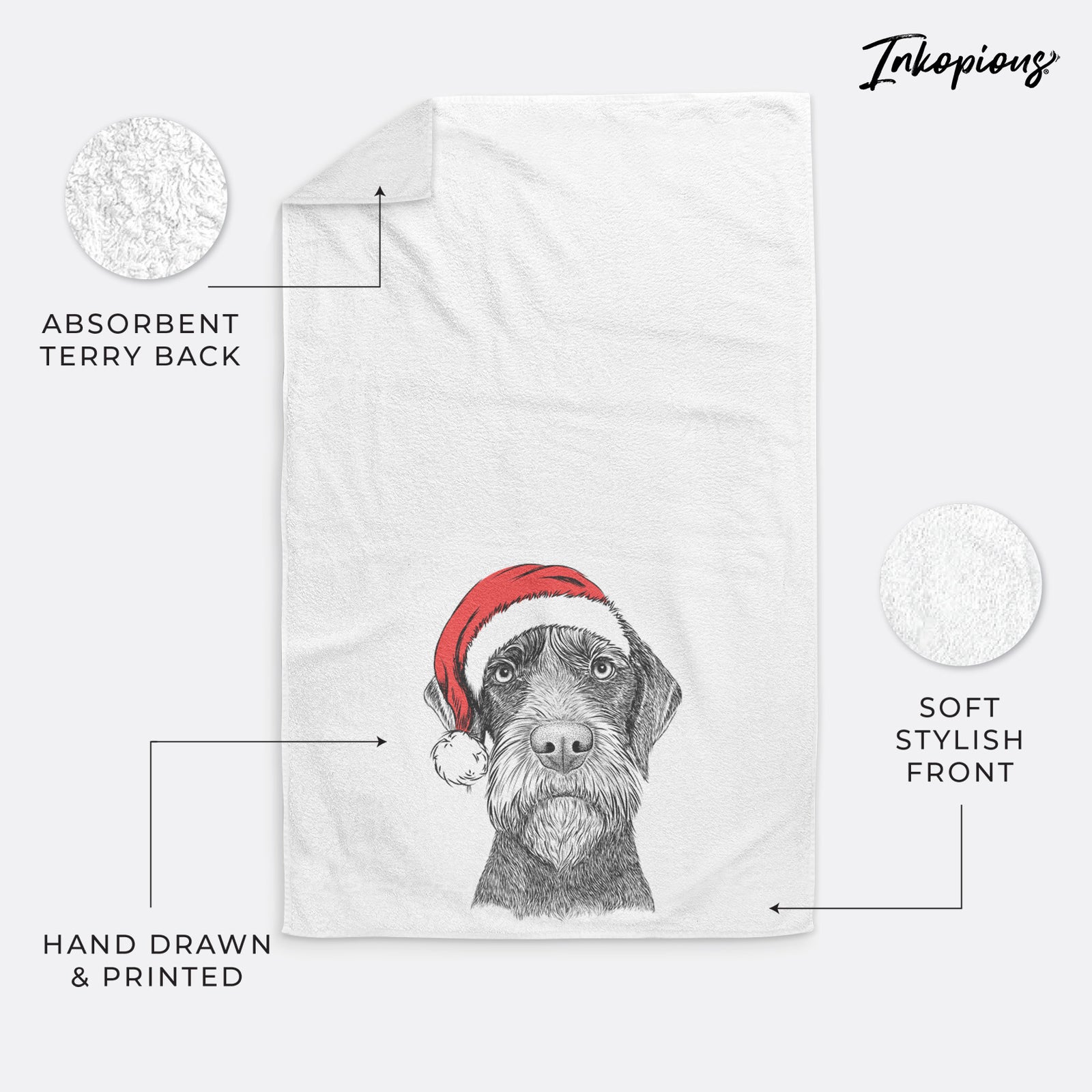 Oakley the Pudelpointer Decorative Hand Towel