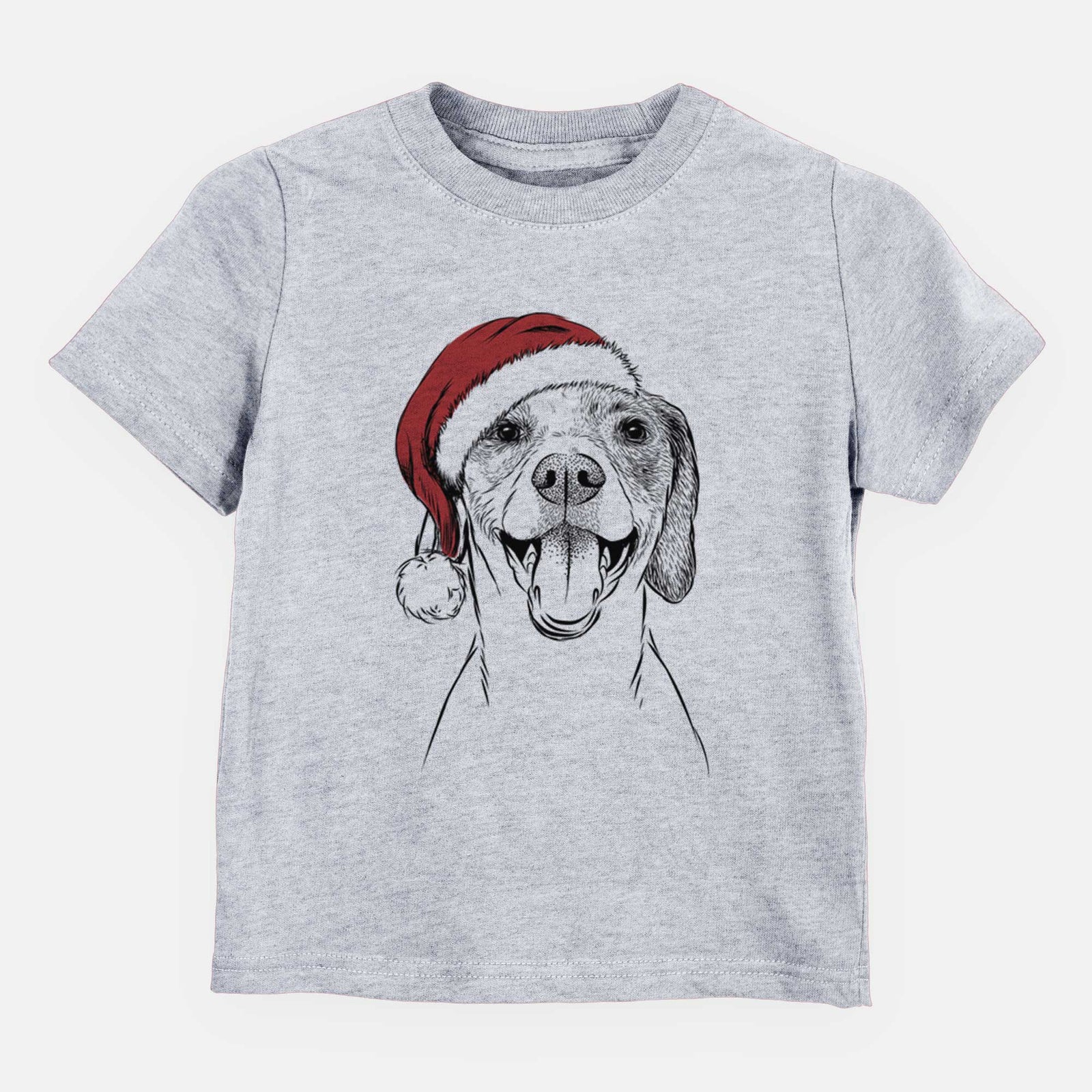 Santa Obi the Beagle Mix - Kids/Youth/Toddler Shirt