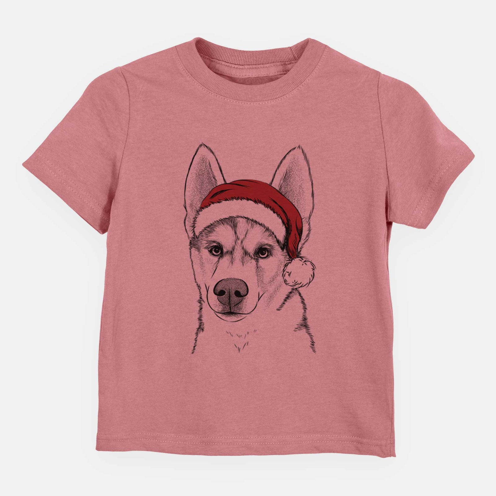 Santa Odin the Siberian Husky - Kids/Youth/Toddler Shirt