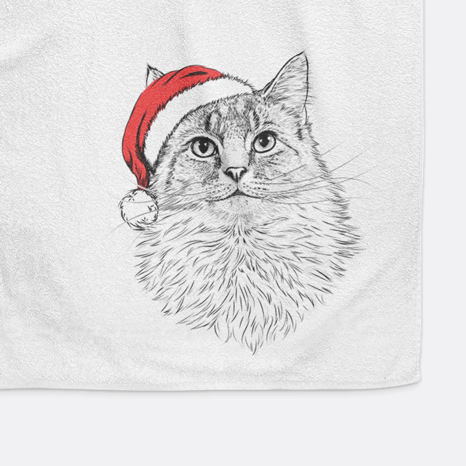 Olive the Cat Decorative Hand Towel