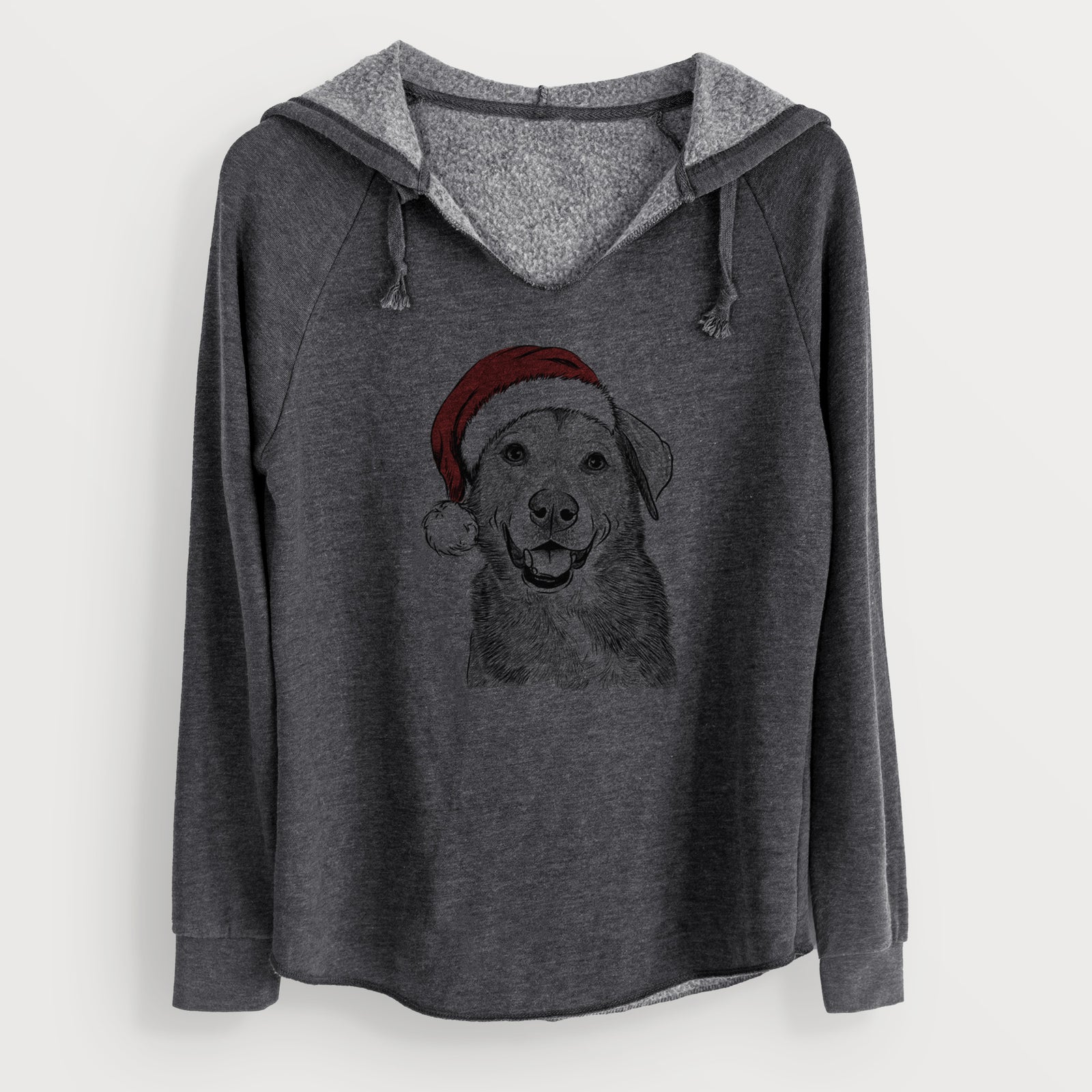 Santa Oliver the Mixed Breed - Cali Wave Hooded Sweatshirt