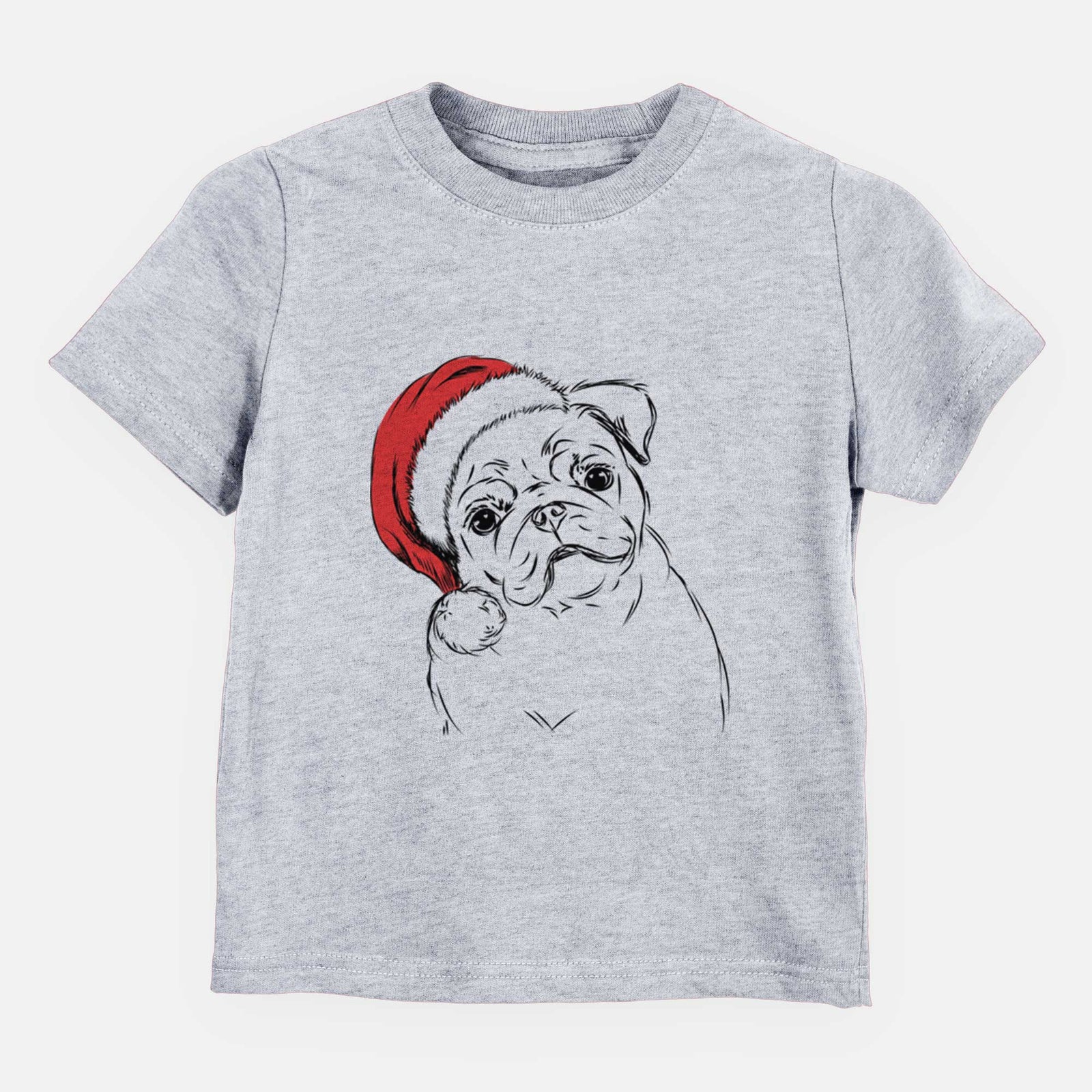 Santa Otis the Pug - Kids/Youth/Toddler Shirt