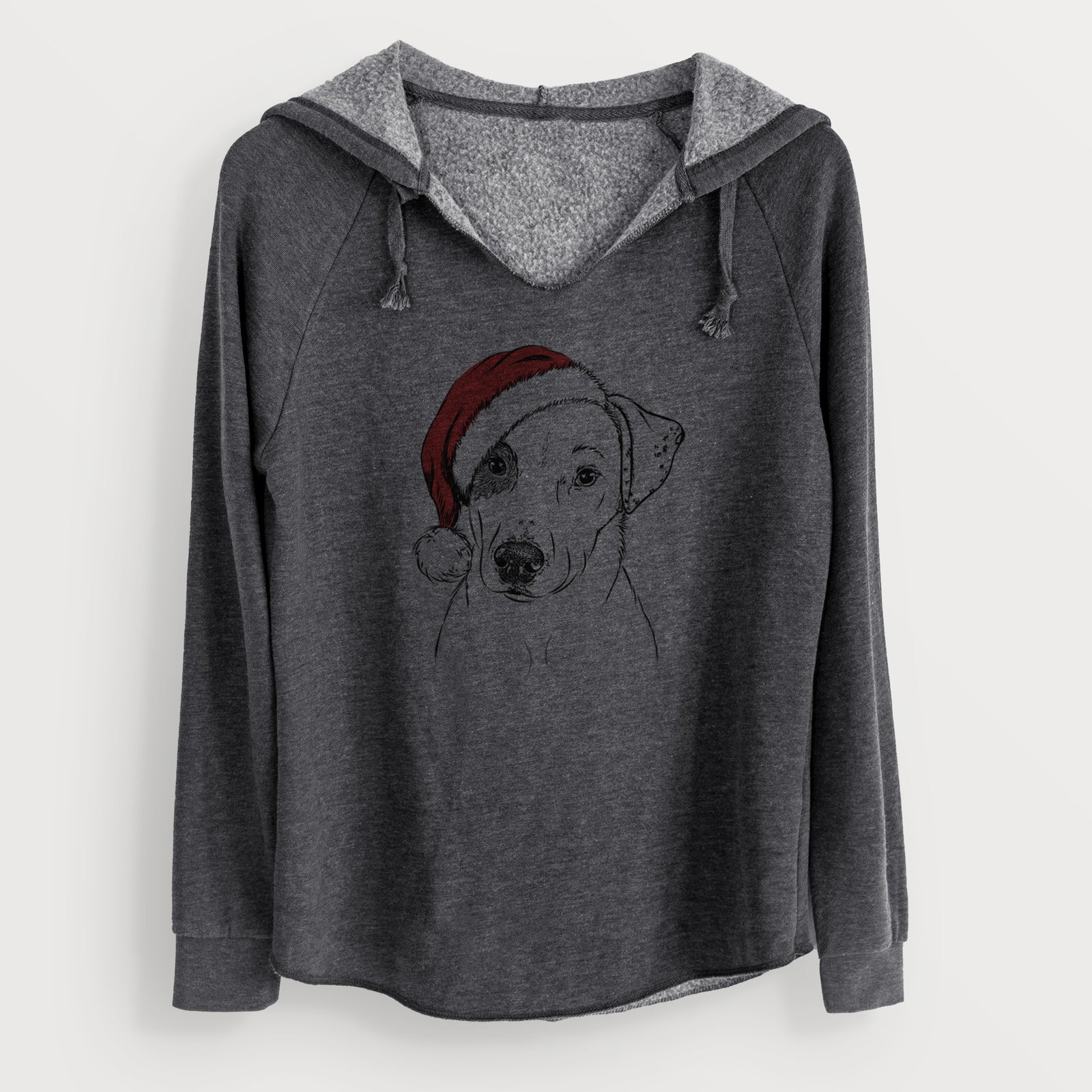 Santa P Pie the Mixed Breed - Cali Wave Hooded Sweatshirt