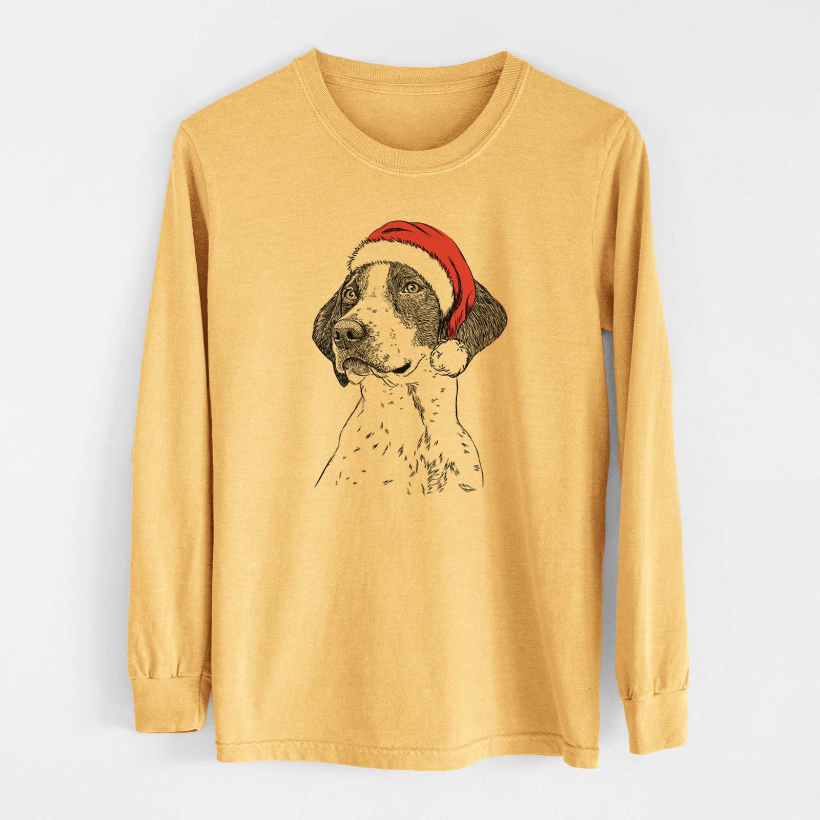 Santa Payton the Mixed Breed - Heavyweight 100% Cotton Long Sleeve