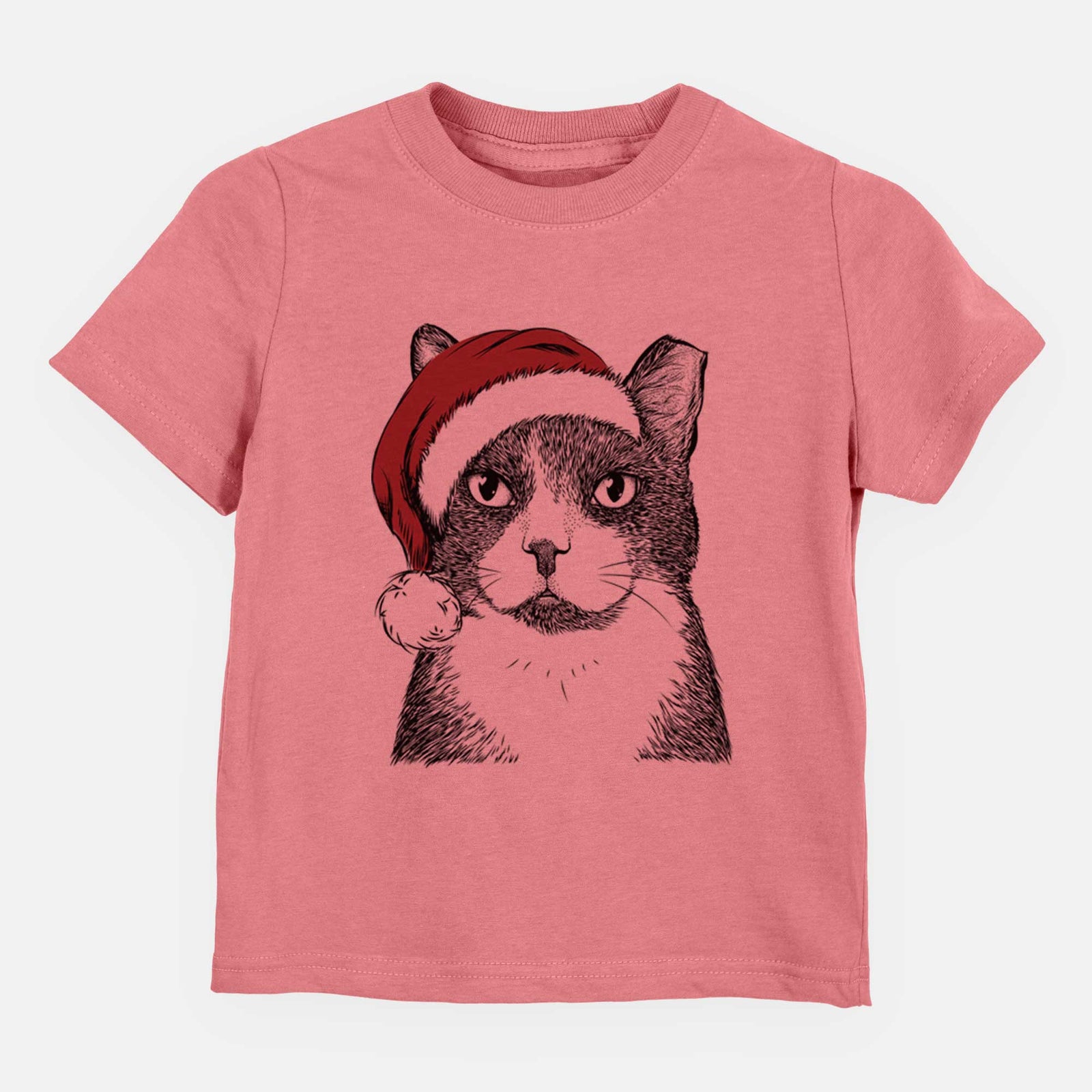 Santa Pinky the Tuxedo Cat - Kids/Youth/Toddler Shirt