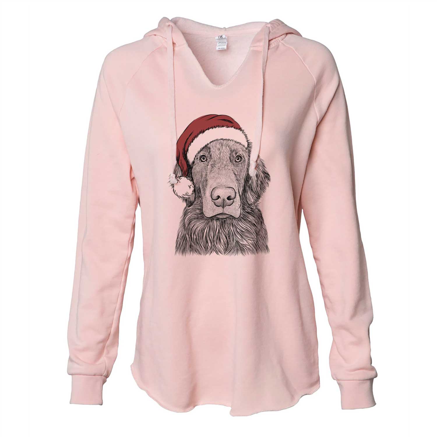 Pippin the Flat Coated Retriever - Cali Wave Hooded Sweatshirt