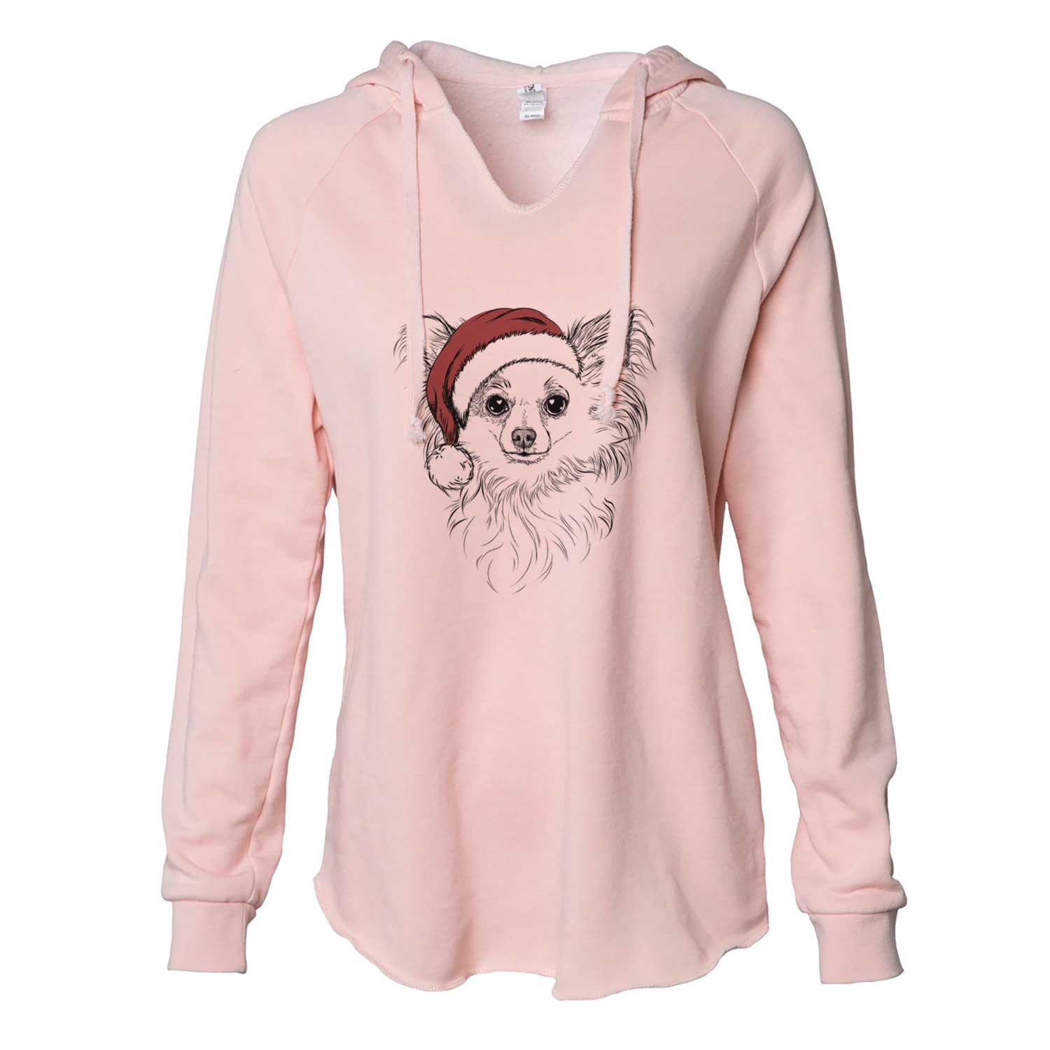 Princess Ava Bisou the Long Haired Chihuahua - Cali Wave Hooded Sweatshirt